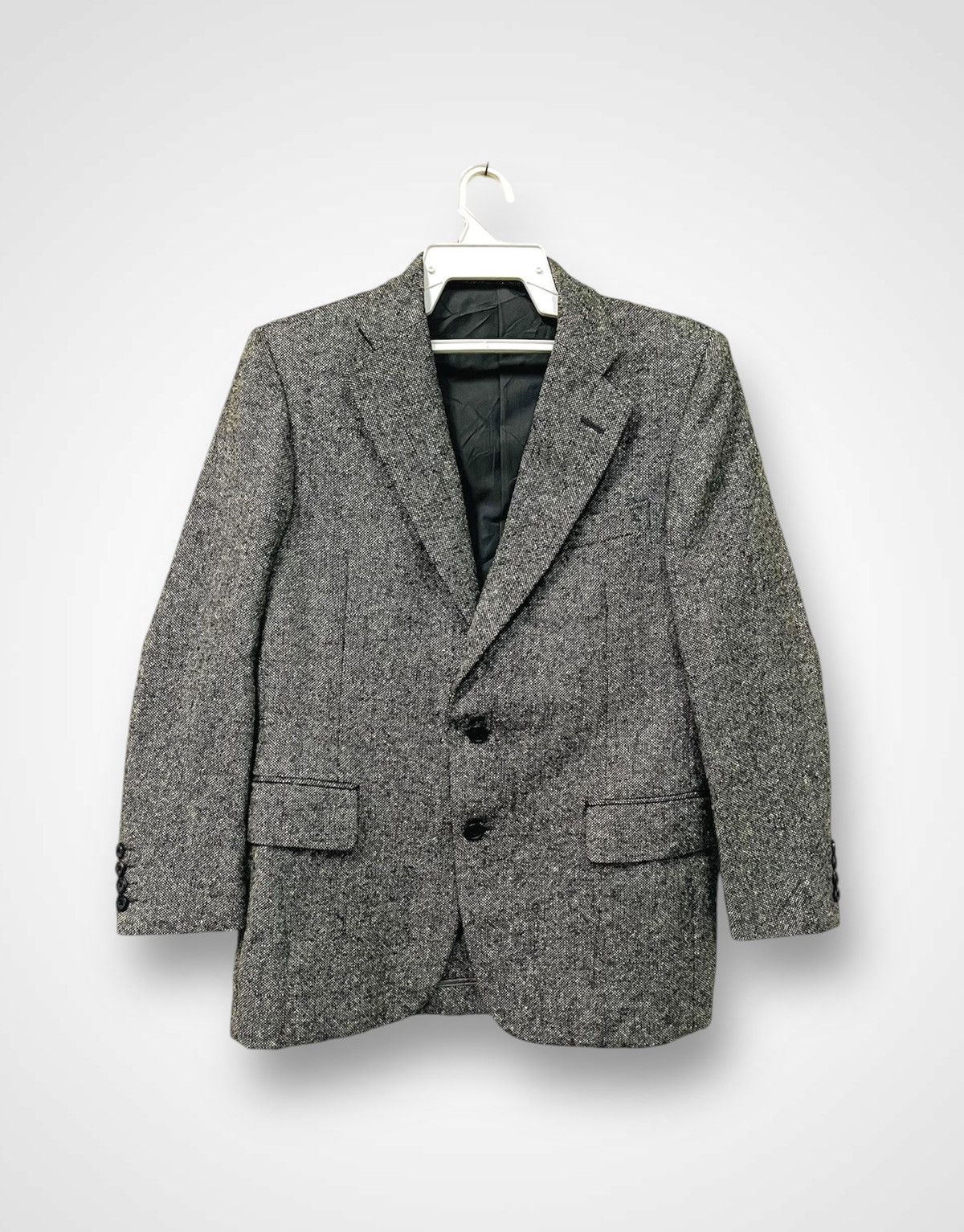 Burberry × Vintage Vintage Burberry Grey Blazer Size US M / EU 48-50 / 2 - 1 Thumbnail