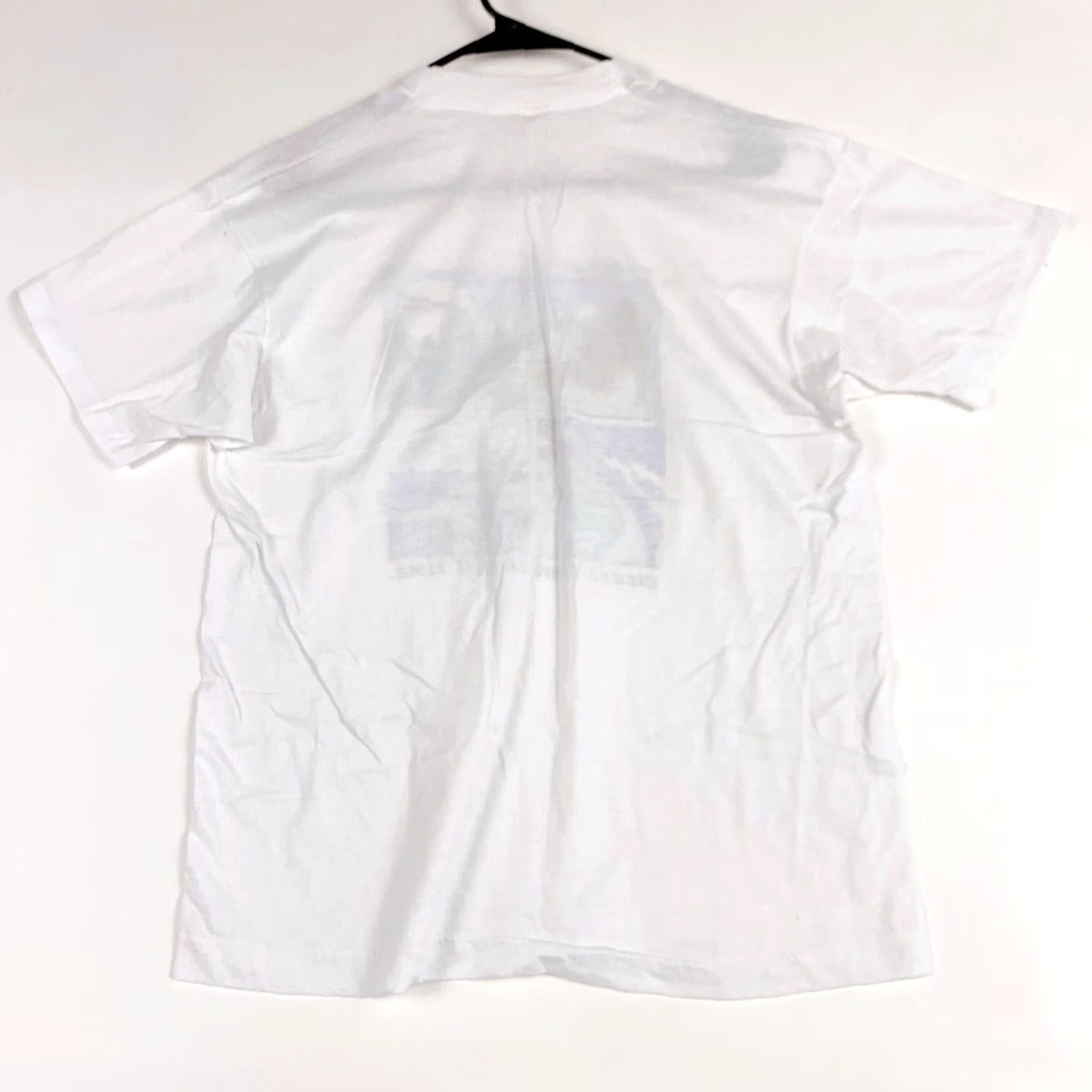 Vintage VINTAGE Screen Stars T-Shirt XL White 90s Short Sleeve Crew Neck Unisex Adults Single Stitch Thin Tee Size US XL / EU 56 / 4 - 7 Thumbnail