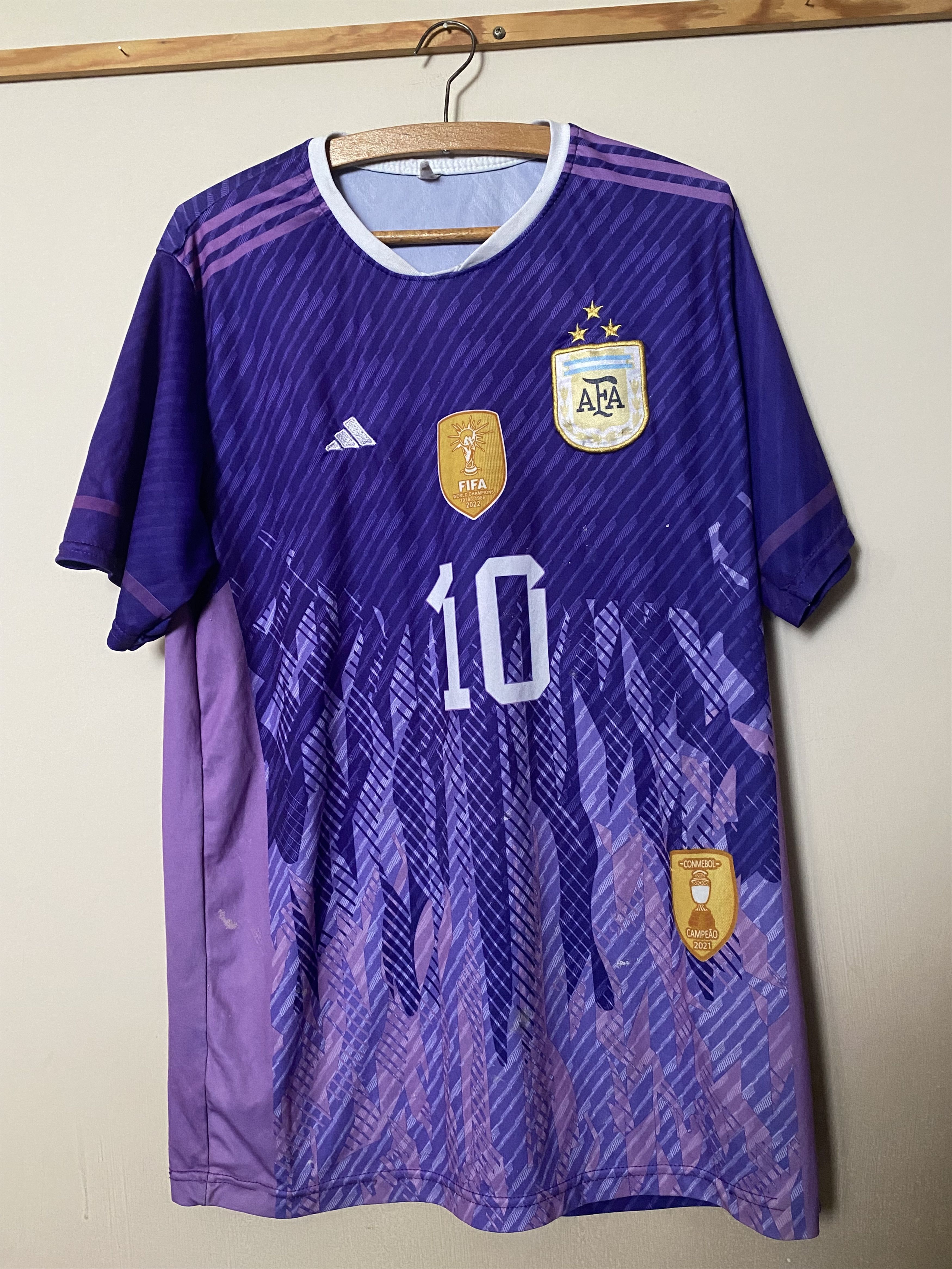 Other ARGENTINA #10 MESSI 2022 - 2024 - L/XL- UNIQUE Size US XL / EU 56 / 4 - 2 Thumbnail