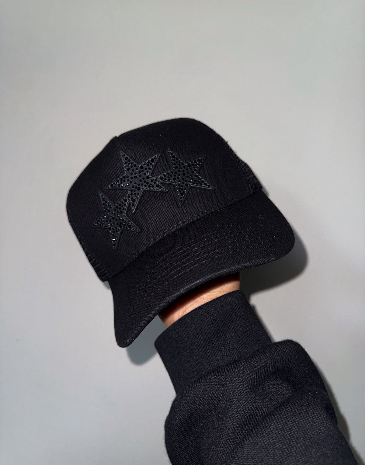 Amiri Amiri 3 star crystal trucker hat Size ONE SIZE - 1 Thumbnail