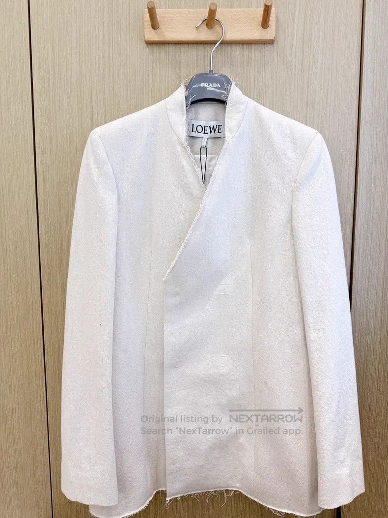 Loewe Loewe Beige Blazer Denim Jacket Size XS / US 0-2 / IT 36-38 - 2 Thumbnail