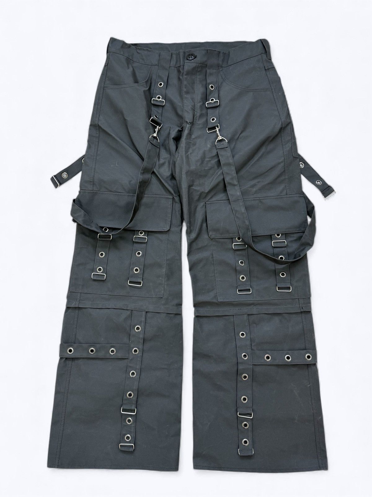 Tripp NYC Avant Garde Trip NYC Style Baggy Bondage Cargo Pants Size US 34 / EU 50 - 3 Thumbnail
