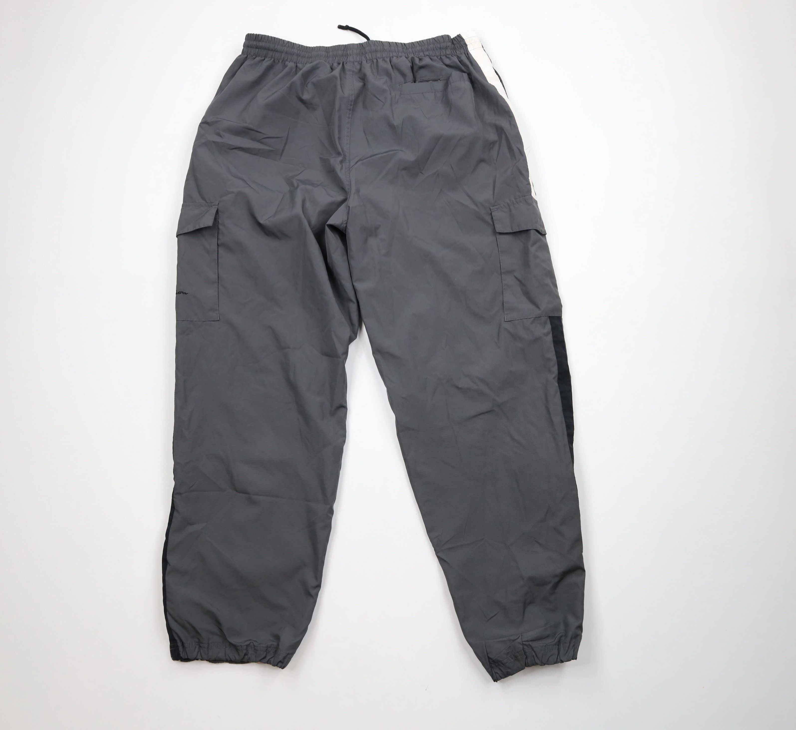 Champion × Vintage Vintage 90s Champion Spell Out Lined Wide Leg Cargo Pants Size US 36 / EU 52 - 11 Thumbnail