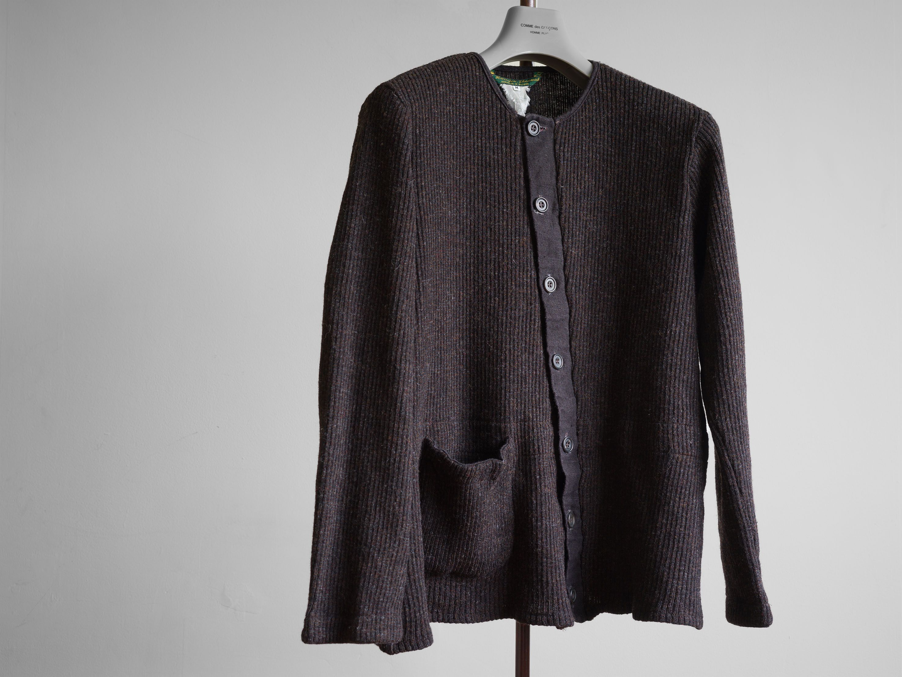 Paul Harnden Shoemakers MEN'S KNIT SLANT SHIRT WOOL Size US M / EU 48-50 / 2 - 2 Thumbnail