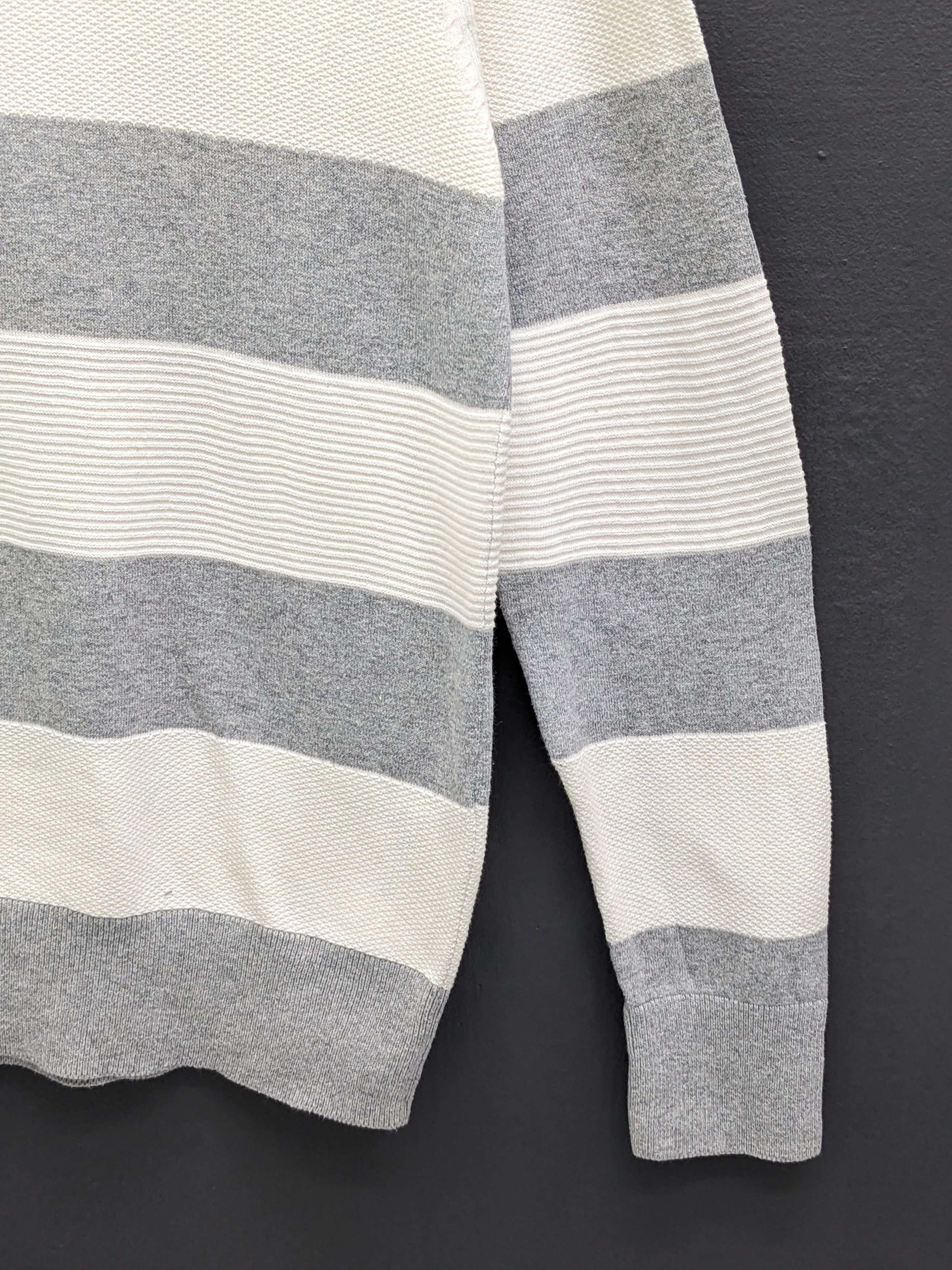 GU Japanese Brand GU Horizontal Striped Crewneck Size US L / EU 52-54 / 3 - 3 Thumbnail