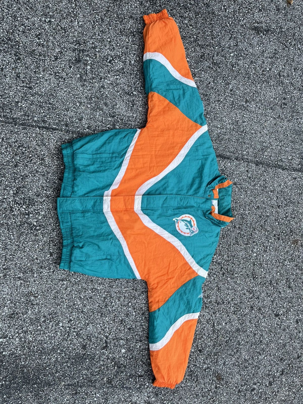 NFL Vintage 1990s Miami Dolphins Puffer Size US L / EU 52-54 / 3 - 3 Thumbnail