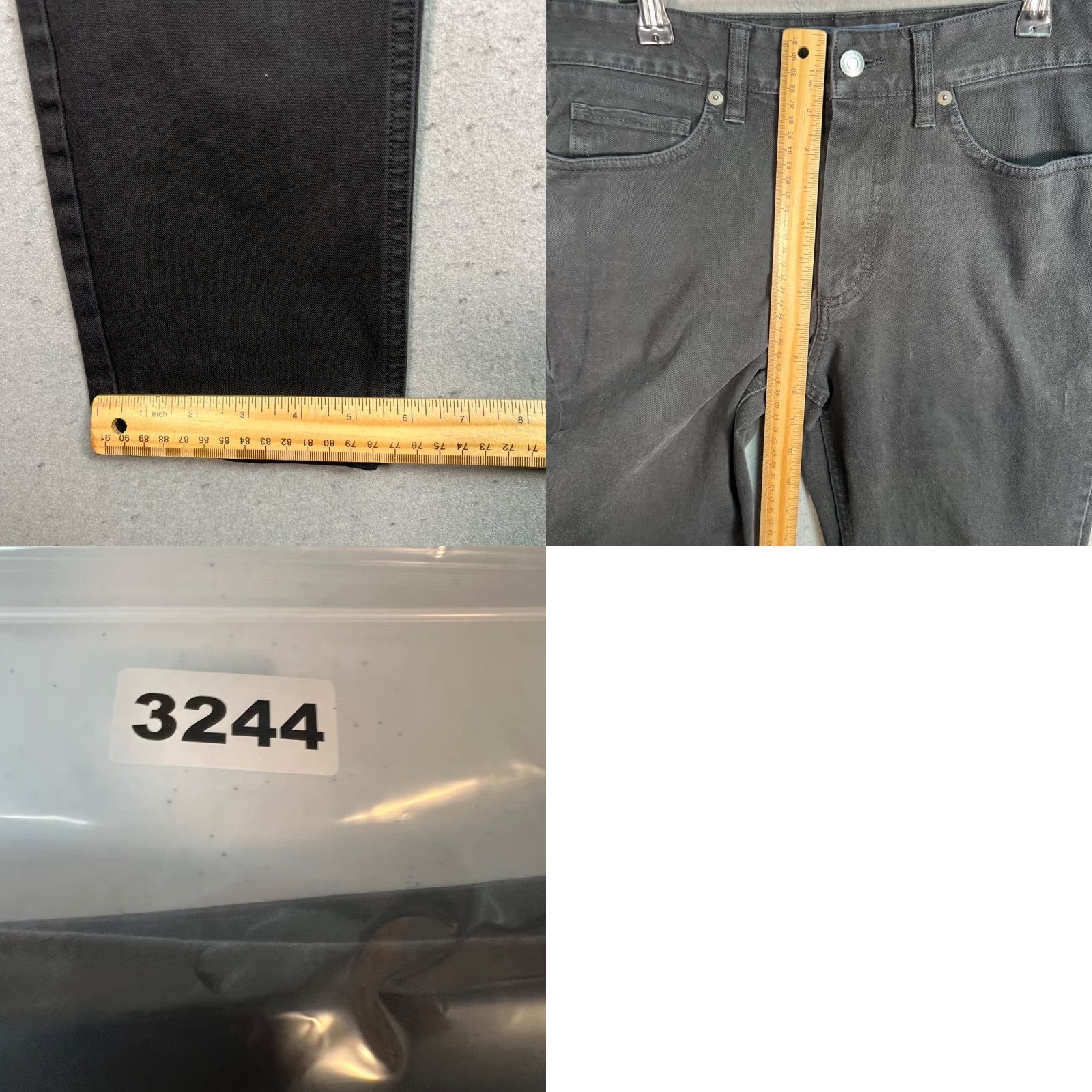 Everlane Everlane Jeans Mens 30 x 30 Slim Denim Black Cotton Blend 5-Pocket Modern Tapered Stretch Slimming Size US 30 / EU 46 - 8 Thumbnail