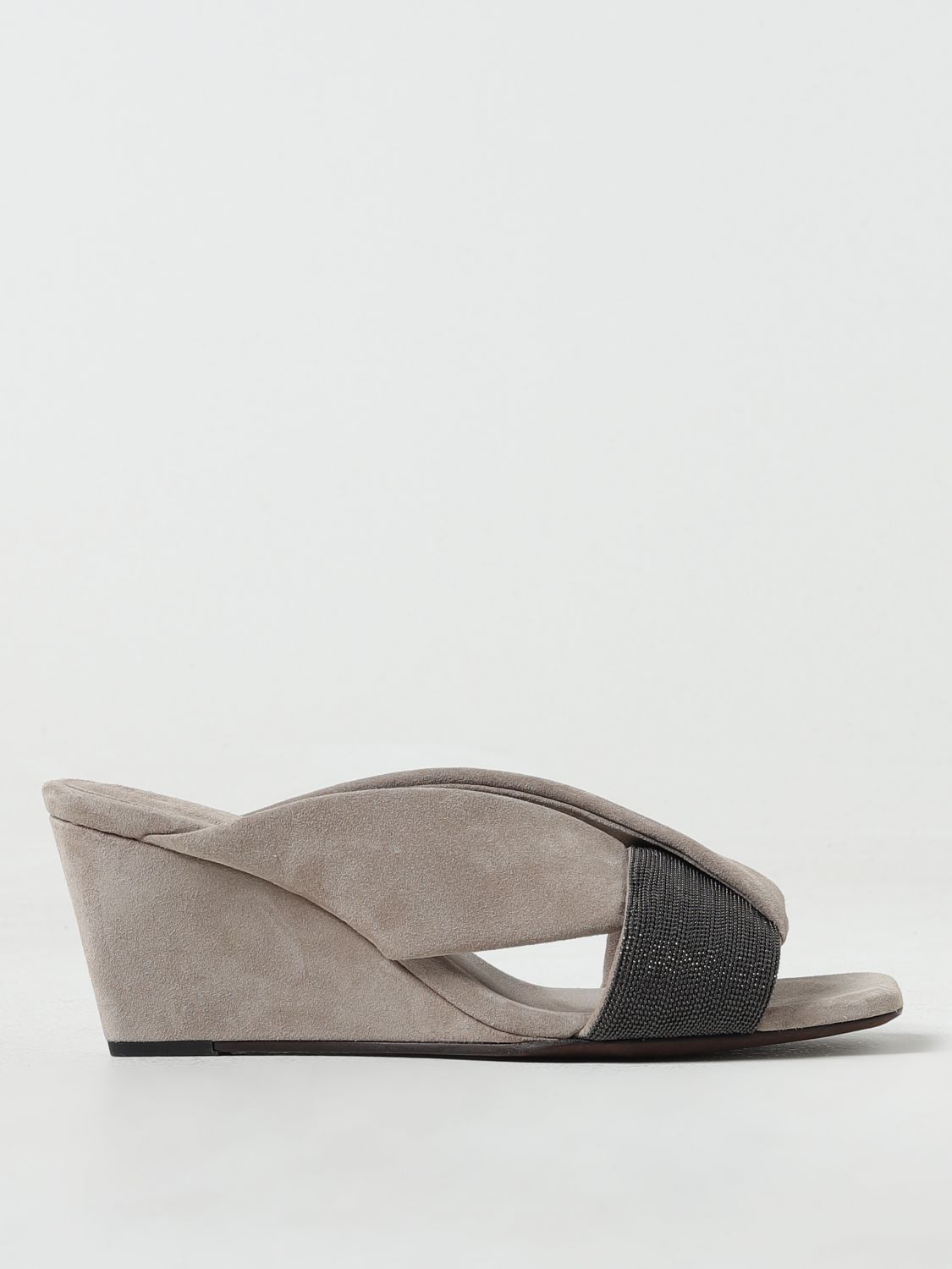 image of Brunello Cucinelli Heel Shoesed Sandals Woman Beige, Women's (Size 11)