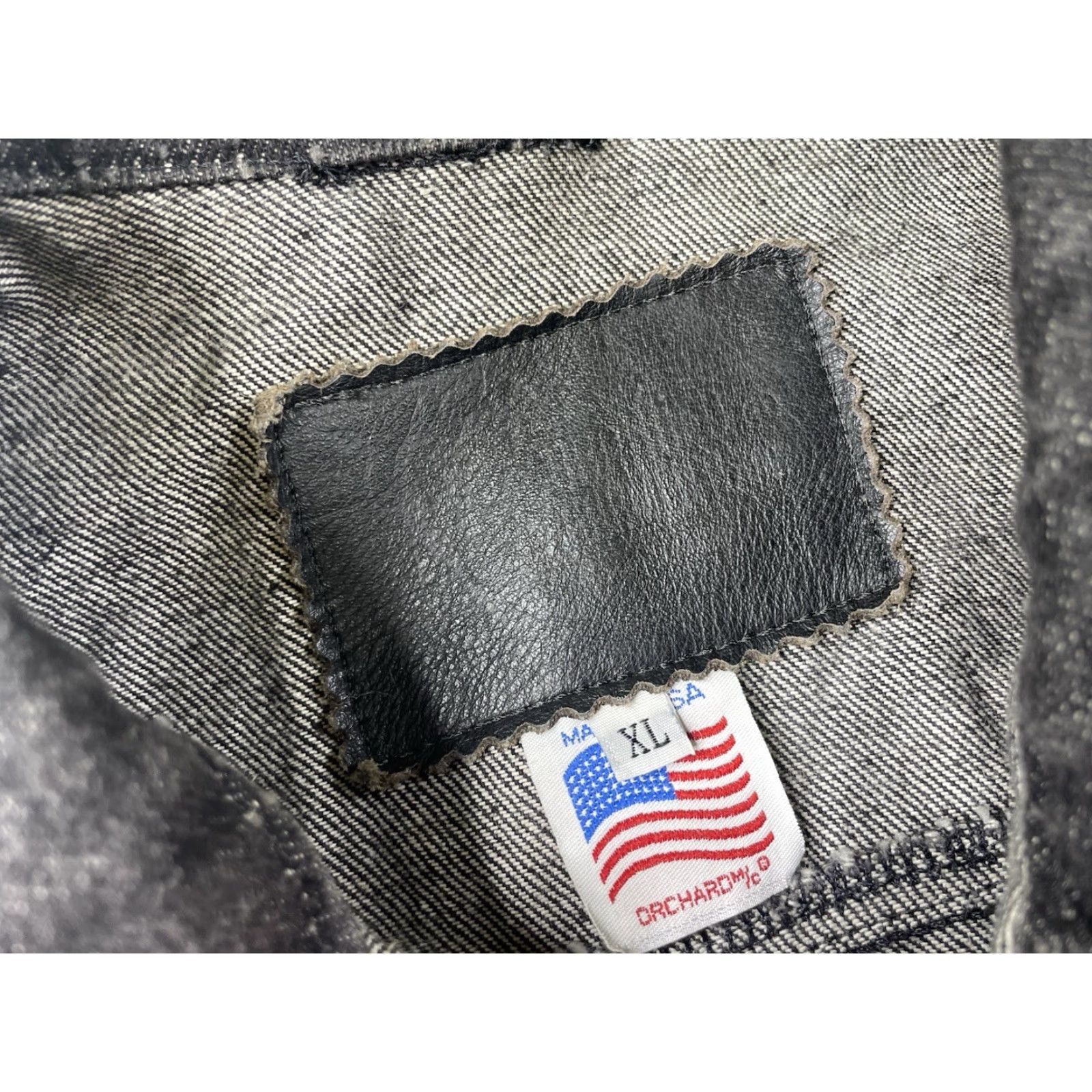 Vintage VINTAGE Savatage Jacket Denim Black XL Mens USA Winter Metal Biker 1995 Signed Dead Winter Dead - no rips stains Size US XL / EU 56 / 4 - 3 Thumbnail