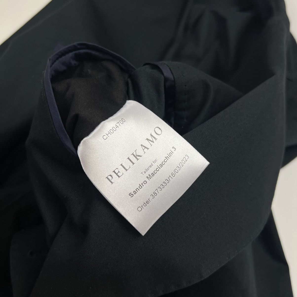 SARTORIO Pelikamo Zurich Sartorail Dark Navy blazer Size 40L - 6 Thumbnail