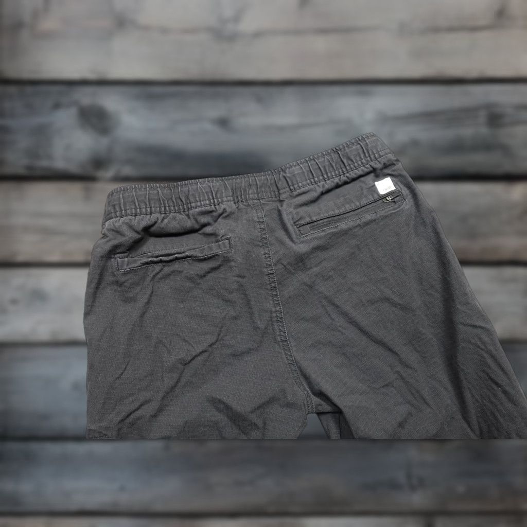 Vuori Vuori Mens Small Black Ripstop Pants Track Pants Elastic Waist Pockets Zip Pocket Jogger Size US 29 - 1 Thumbnail