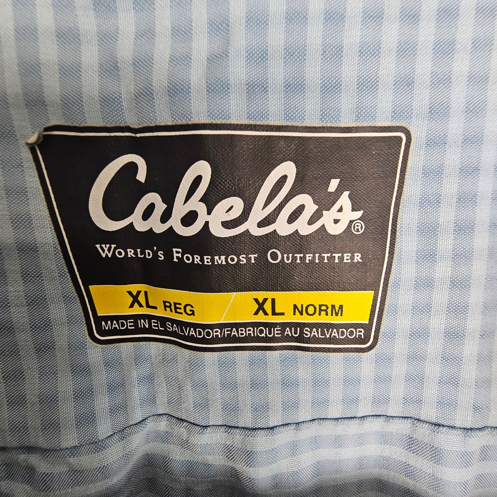 Cabelas Cabelas Mens Gingham Button Shirt Size XL Gorpcore Hiking Size US XL / EU 56 / 4 - 6 Thumbnail