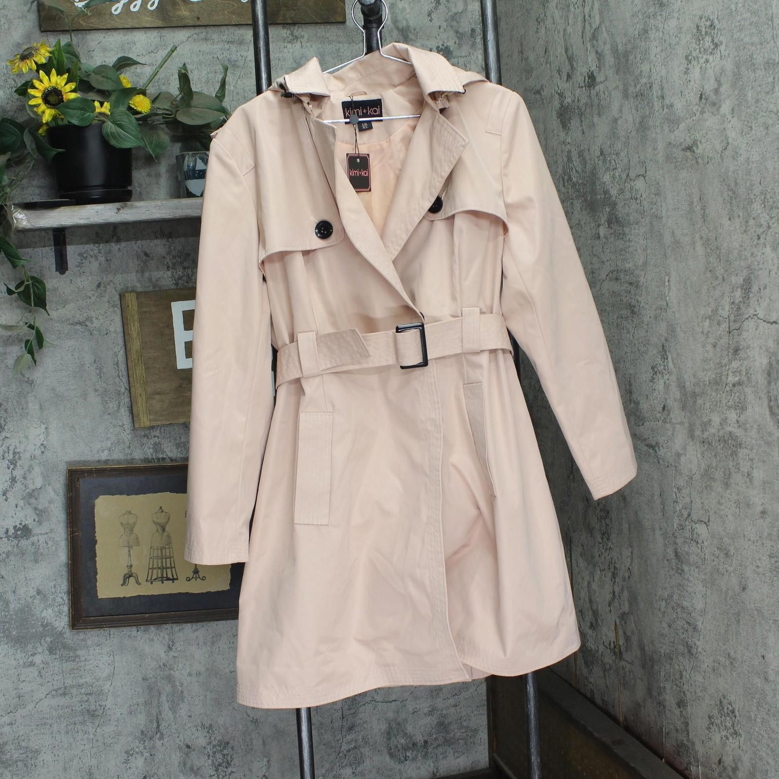 Other Nwt Kimi + Kai Resistant Hooded Trench Coat Blush Pink Xl Size XL / US 12-14 / IT 48-50 - 1 Thumbnail