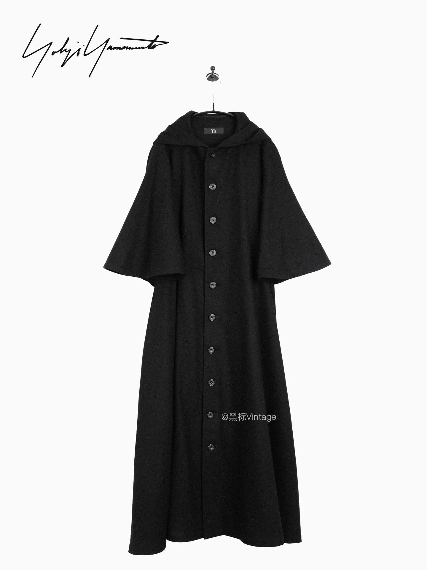 Yohji Yamamoto Yohji Yamamoto 98ss Archive Cape-Sleeve Coat Women's Size ONE SIZE - 7 Thumbnail