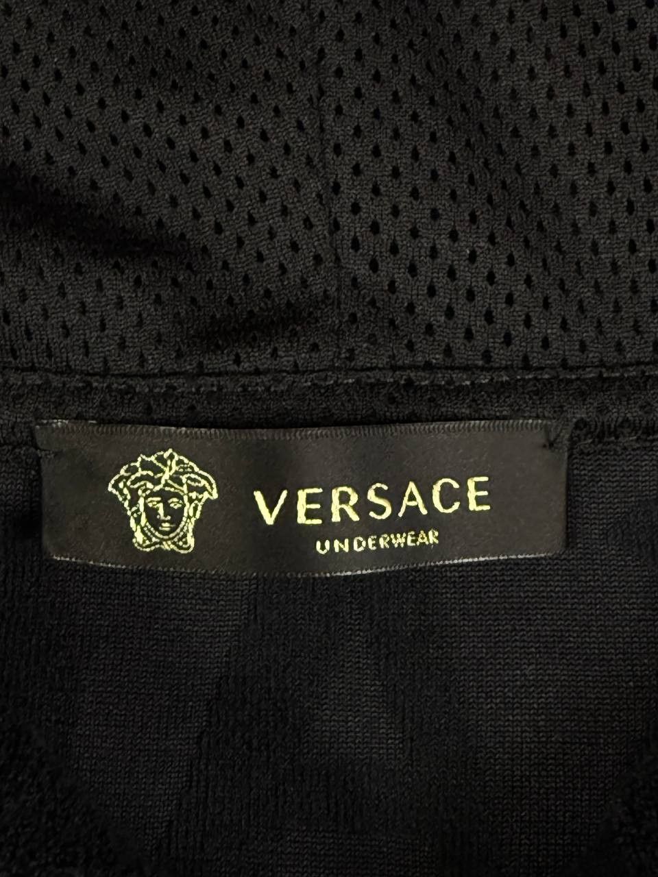 Versace Versace Velour Over Print Logo Track Jacket Men's Size 7 Size US XL / EU 56 / 4 - 8 Thumbnail