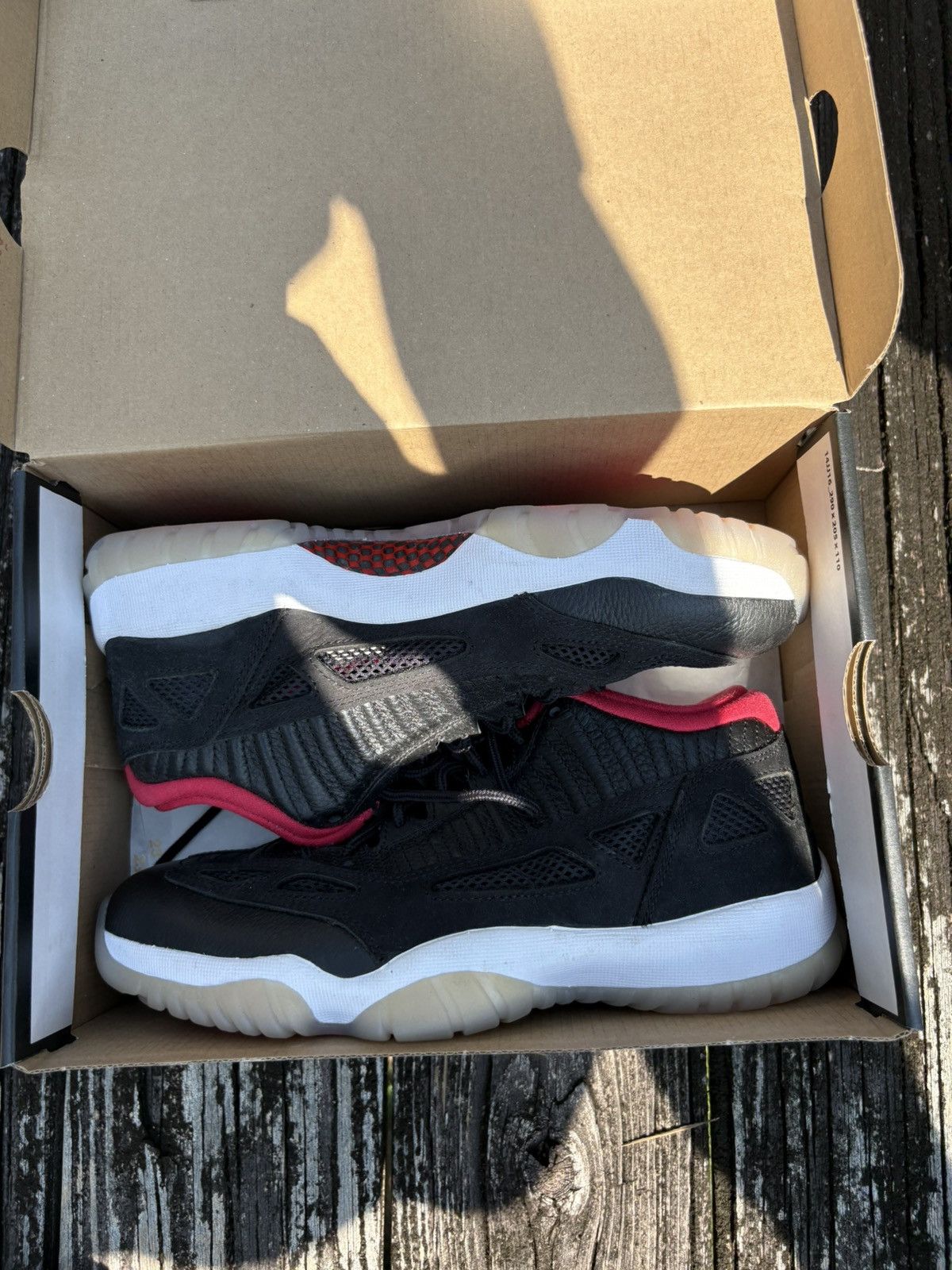 Jordan Brand Jordan 11 Low IE ‘Bred’ 2021 Size US 8 / EU 41 - 2 Thumbnail