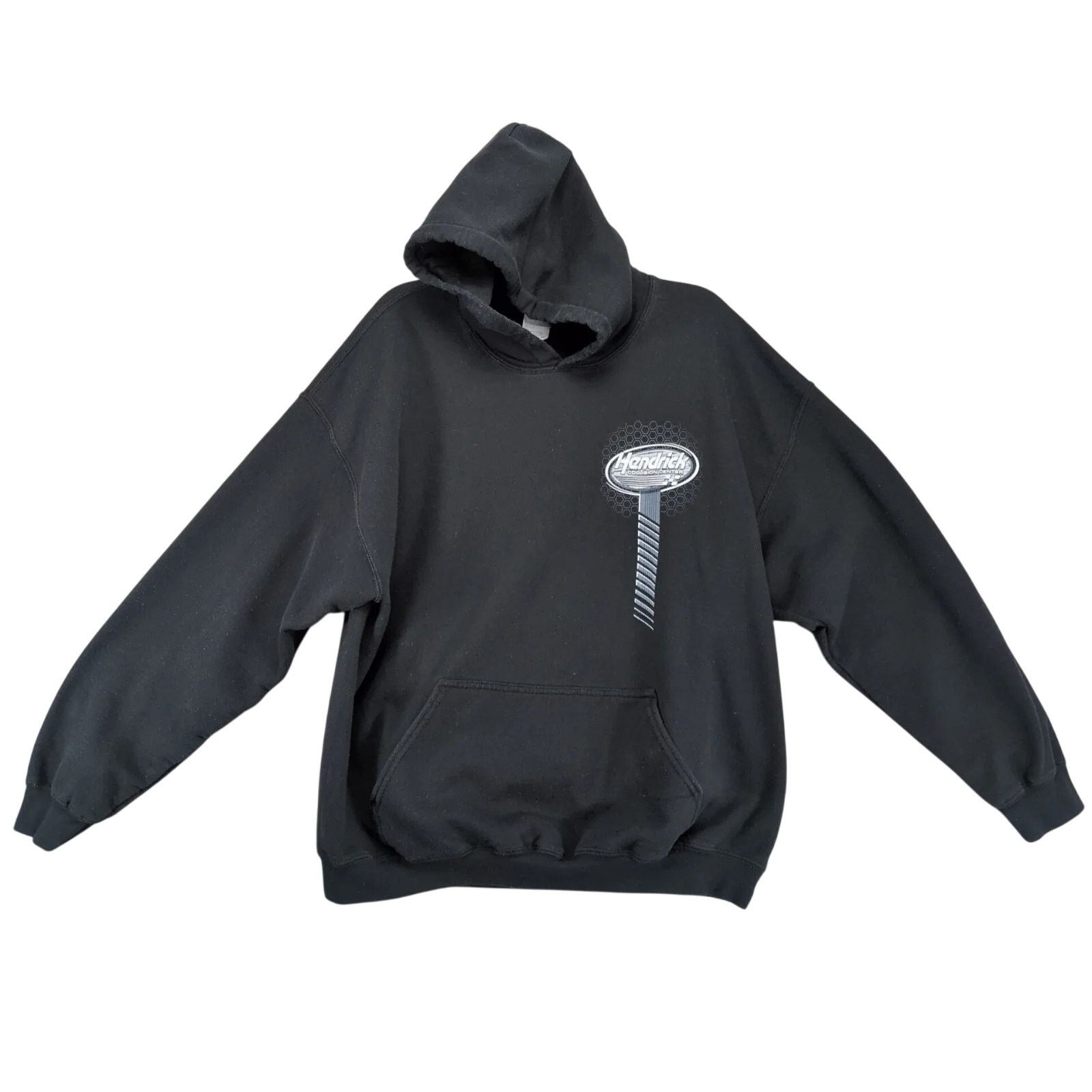Gildan Hendrick Collision Center Skull Hoodie XL Car Auto Mechanic Size US XL / EU 56 / 4 - 2 Thumbnail