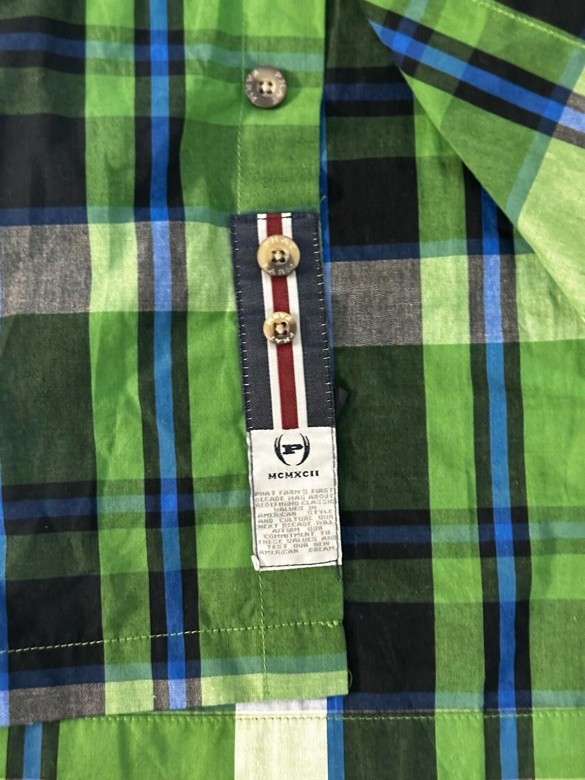 Phat Farm Y2K PHAT FARM PLAID LONG SLEEVE Size US XL / EU 56 / 4 - 6 Thumbnail