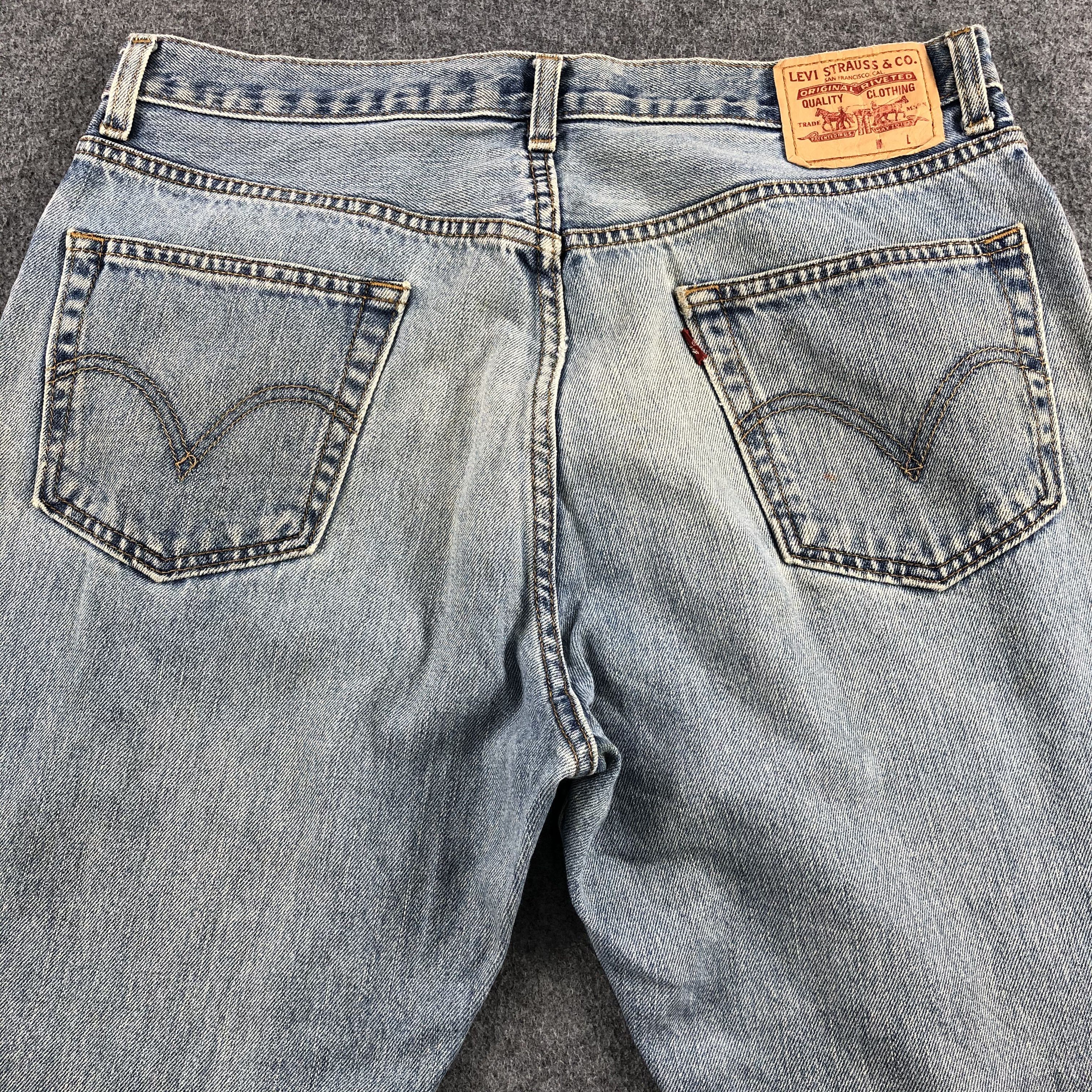 Levi's Vintage Light Wash Levis 505 Jeans-J1720 Size US 36 / EU 52 - 4 Thumbnail