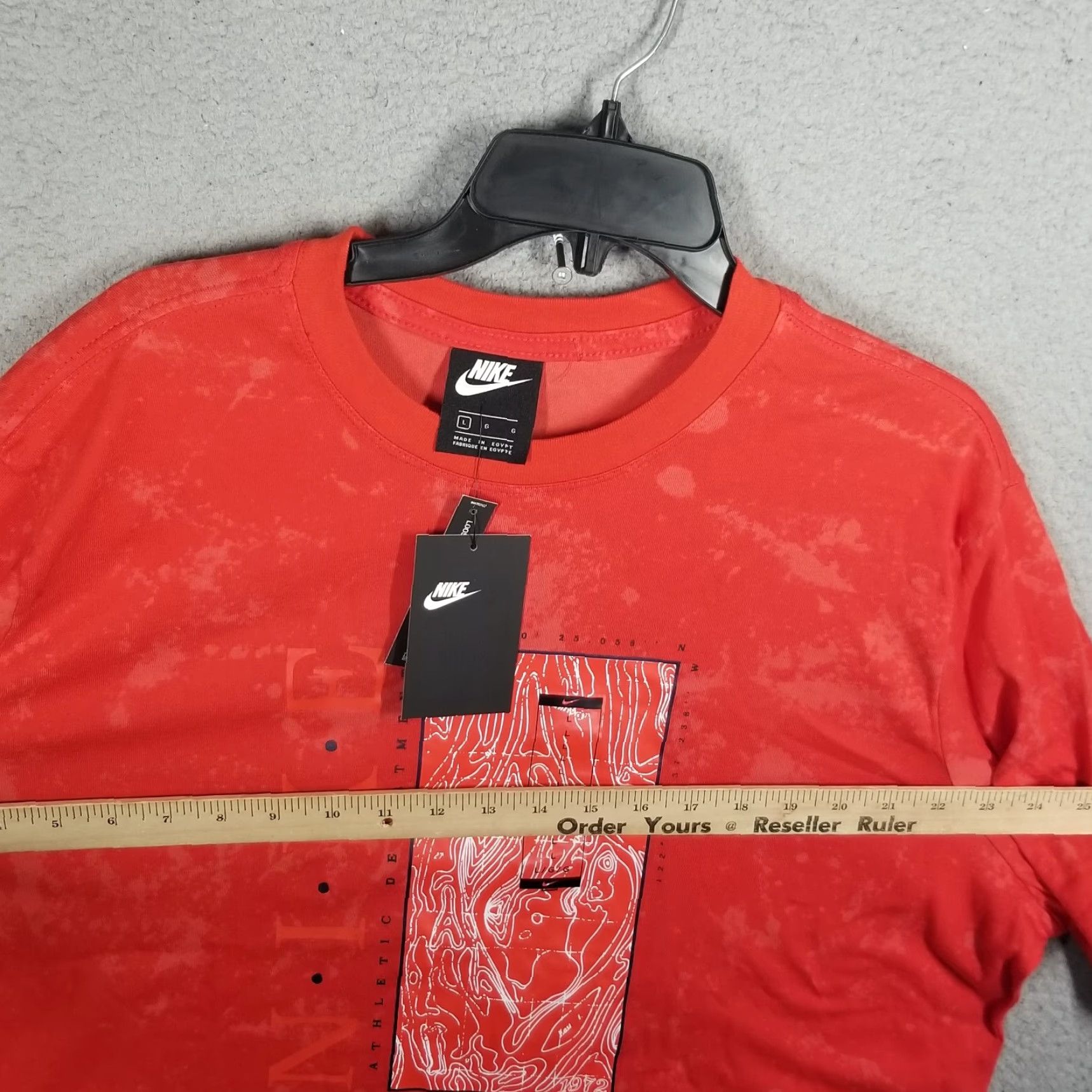 Nike Nike Women's Tie-dye Cotton T-Shirt Large Americana Logo Sportswear Activewear Size L / US 10 / IT 46 - 7 Thumbnail