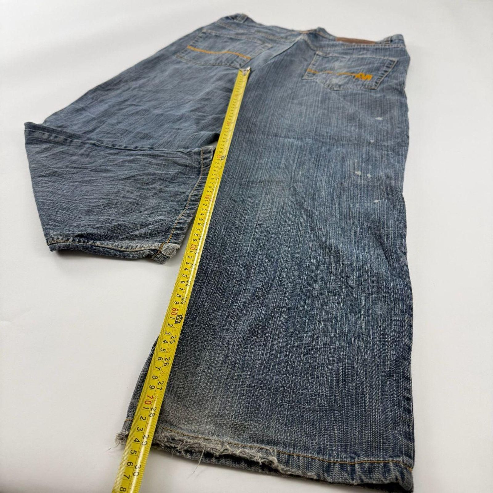 Diesel × Japanese Brand × Vintage Vintage mecca archive y2k faded embroidered distressed jeans Size US 36 / EU 52 - 3 Thumbnail