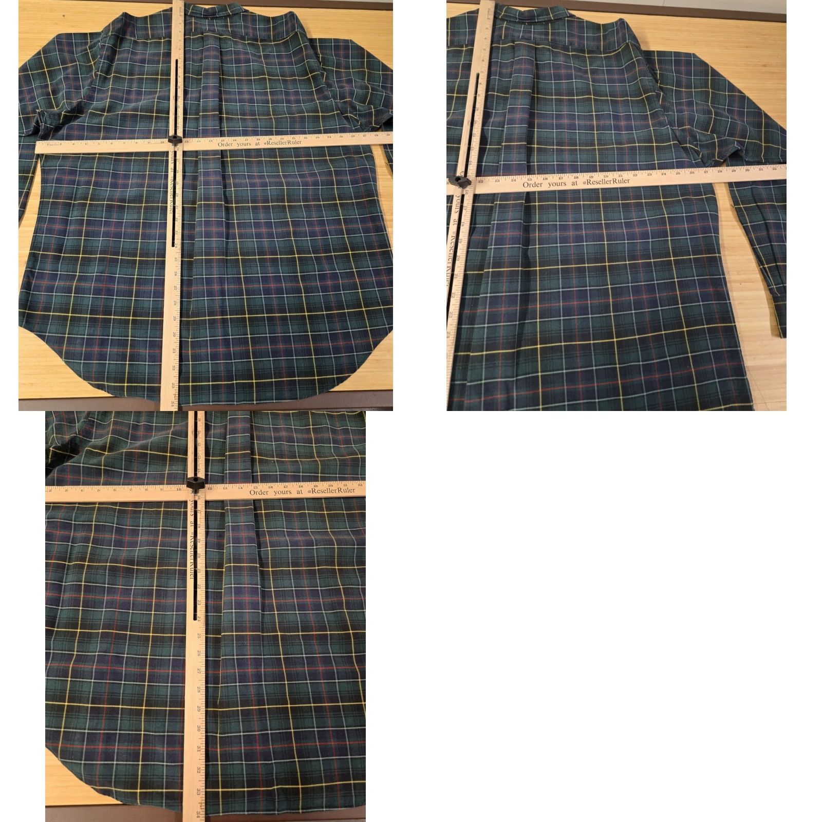 Polo Ralph Lauren Ralph Lauren Shirt 2XL Green Plaid Cotton Long Sleeve Button-Down Polo Pony Mens Size US XXL / EU 58 / 5 - 8 Thumbnail