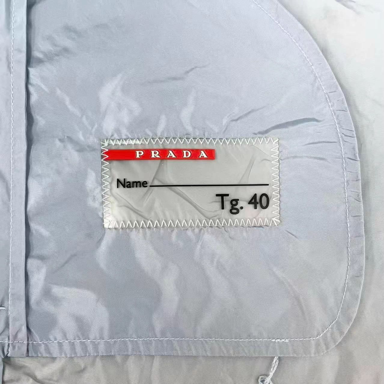 Prada Prada sky blue metal triangle zip hooded nylon jacket Size M / US 6-8 / IT 42-44 - 6 Thumbnail