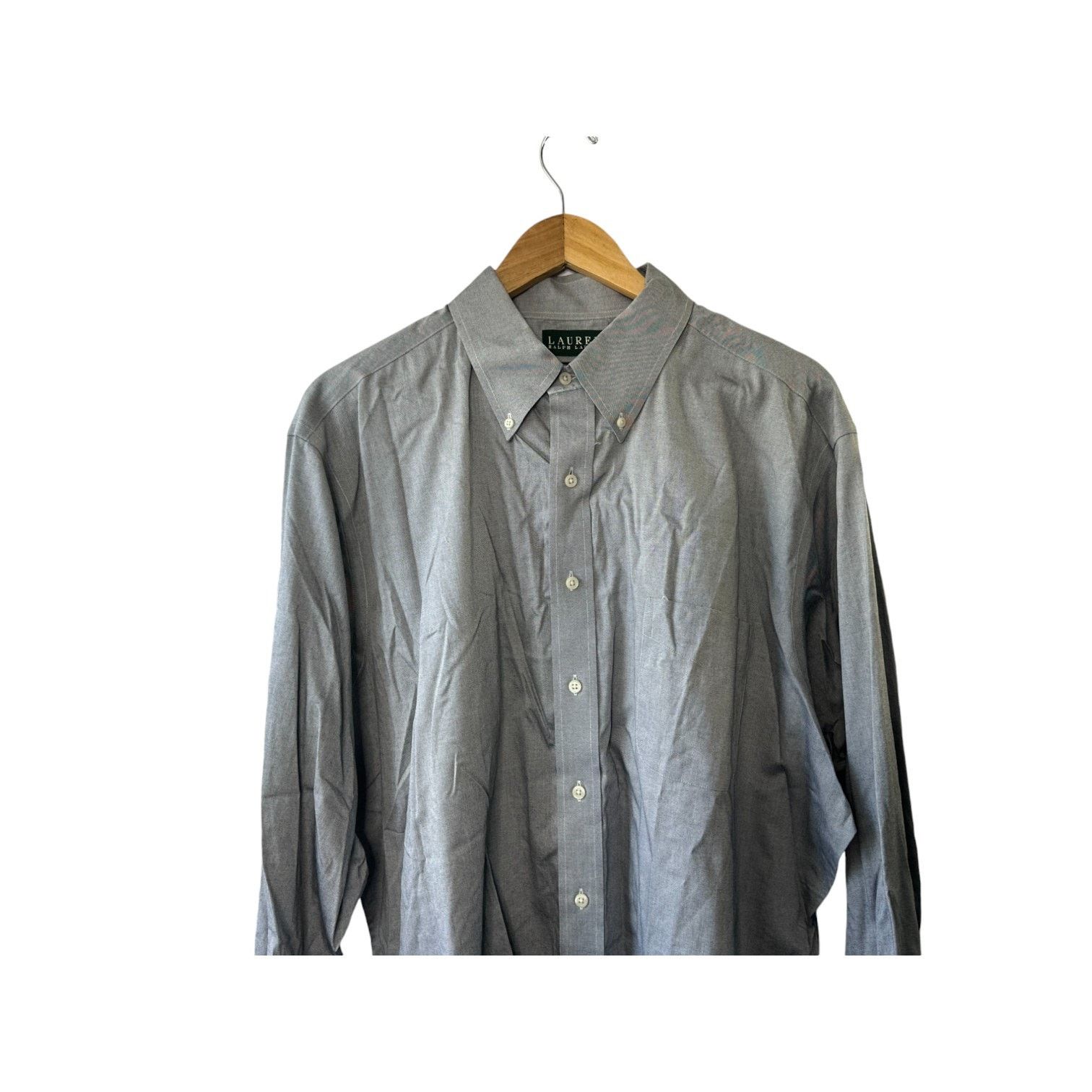 Lauren Ralph Lauren Lauren Ralph Lauren Non Iron Gray Long Sleeve Men's 18 34/35 Size US XXL / EU 58 / 5 - 2 Thumbnail