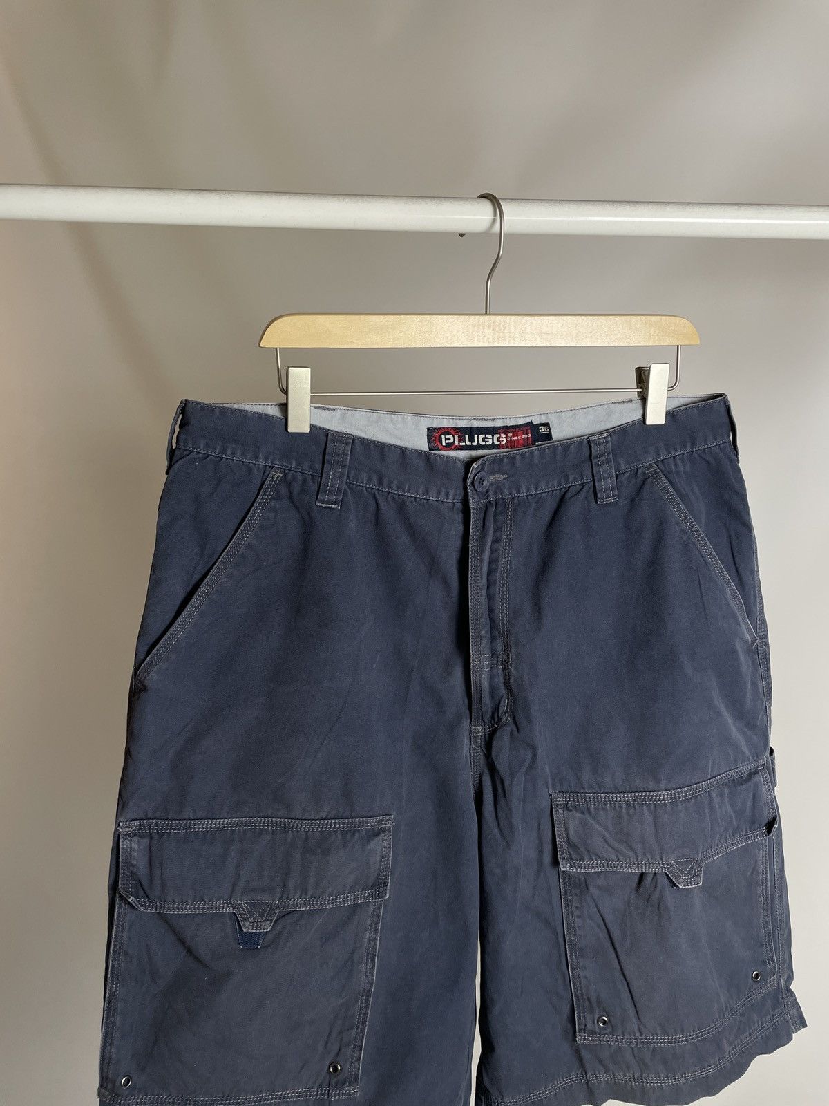 Supreme Plugg New York 🚨 Vintage hip hop loose fit carpenter shorts Size US 36 / EU 52 - 10 Thumbnail
