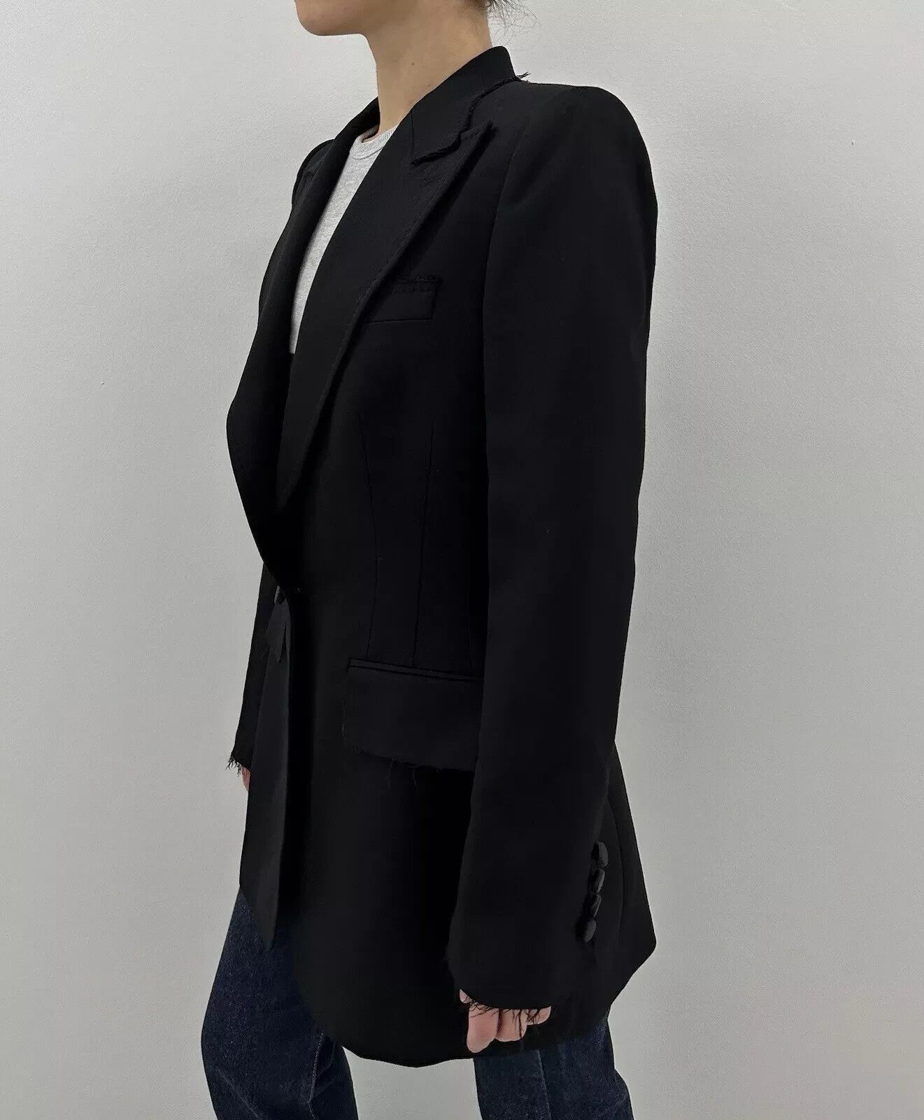 Dolce & Gabbana DDP Dolce&Gabbana Wool Blazer Tailored Fitted Womens Size M / US 6-8 / IT 42-44 - 10 Thumbnail