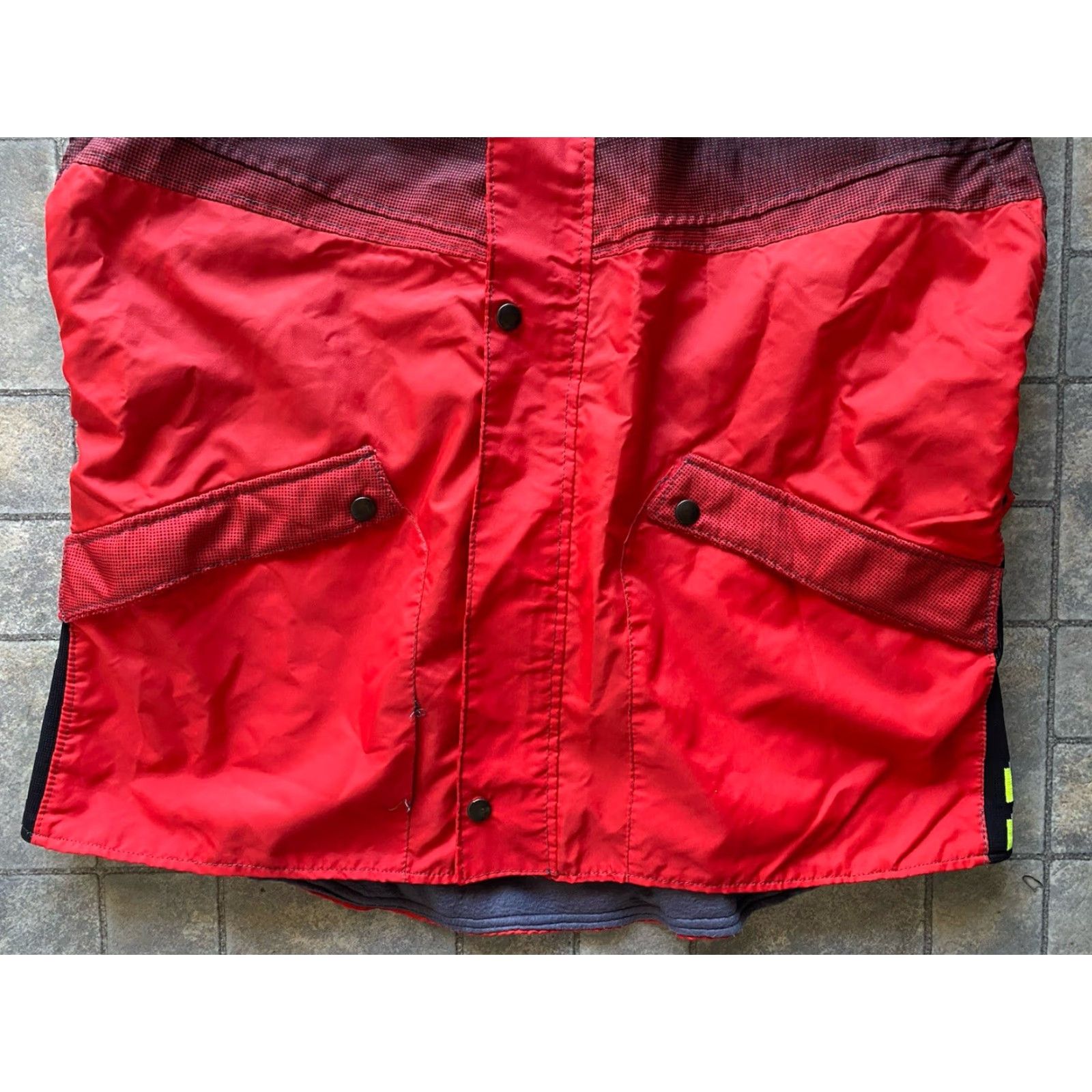 Vintage VINTAGE Hebo Mens XL GasGas Hebo Line Series Red Motorcycle Zip Off Jacket No Sleeves Size US XL / EU 56 / 4 - 6 Thumbnail