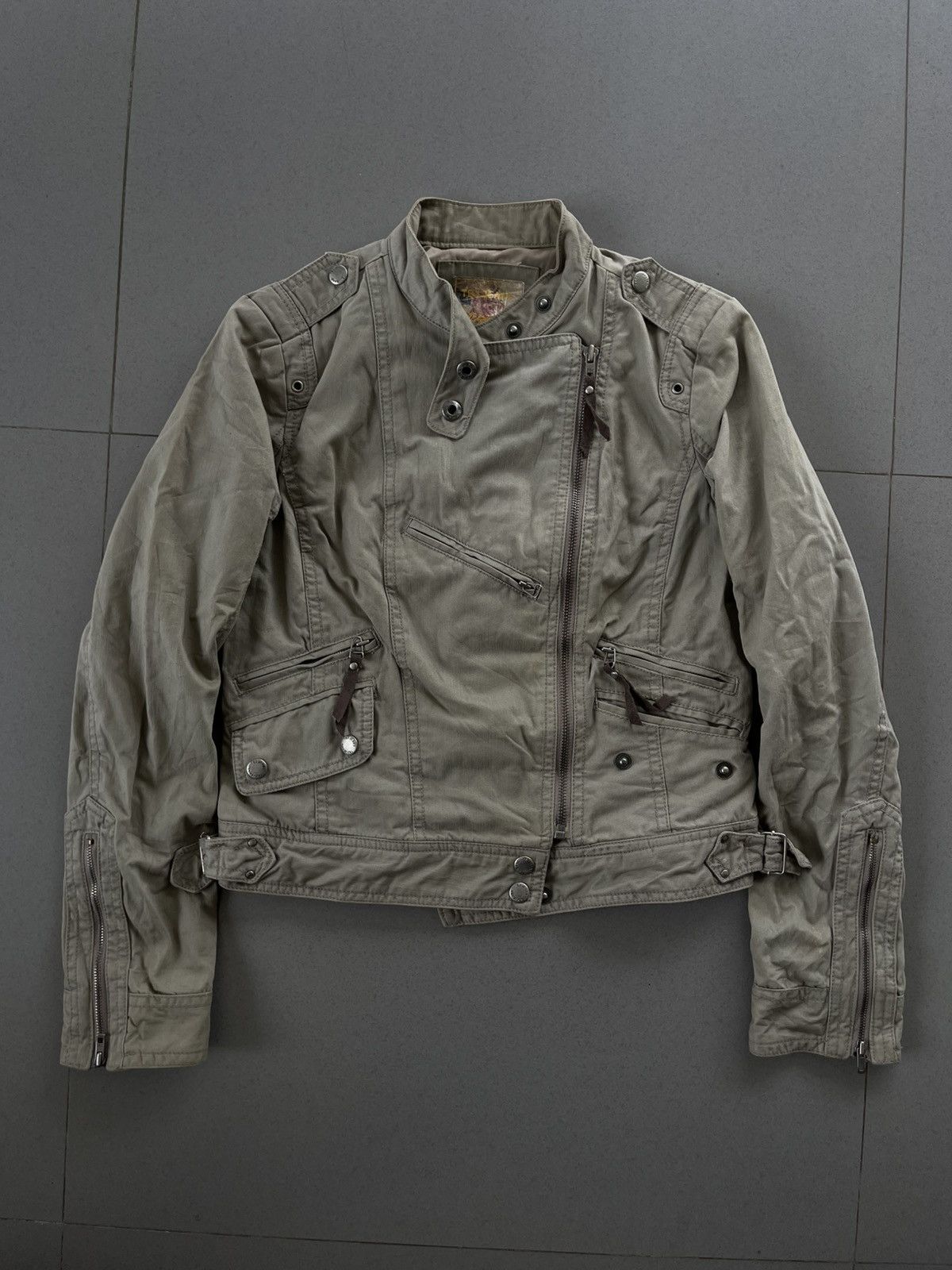 If Six Was Nine JAPANESE TBJ JEANS BONDAGE BIKERS VKEI PUNK STYLE JACKET Size S / US 4 / IT 40 - 1 Thumbnail
