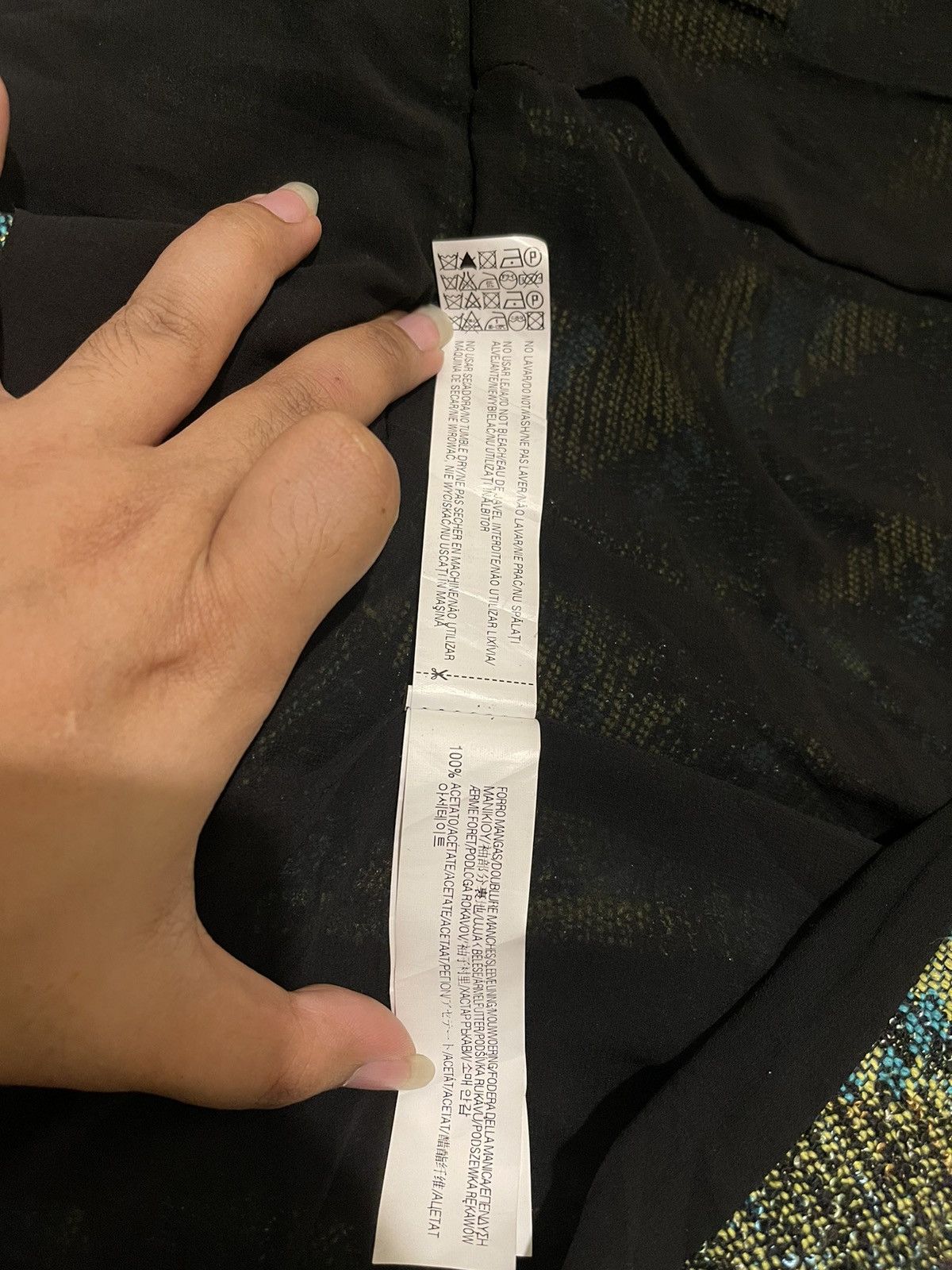 Vintage × Zara Zara Basic Women’s Blazer, Ethnic Green pattern Size M / US 6-8 / IT 42-44 - 8 Thumbnail