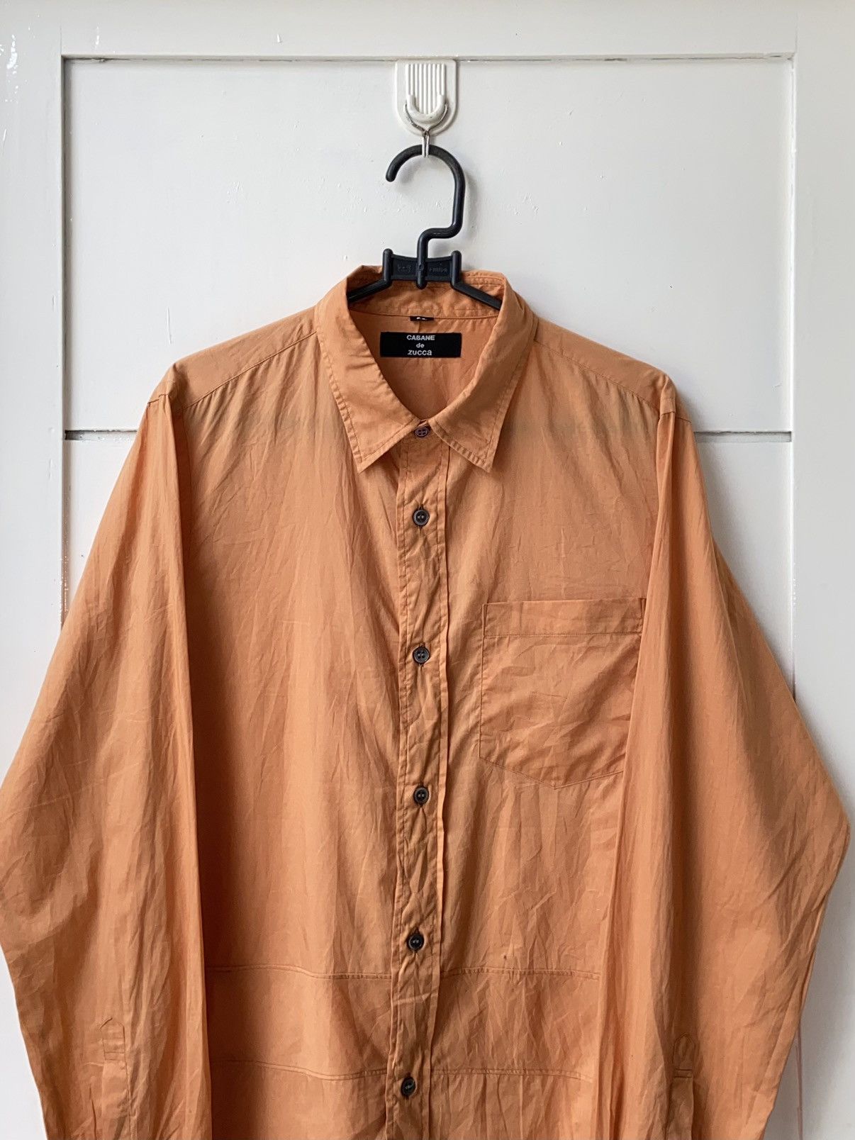 CABANE de ZUCCa × Issey Miyake CABANE DE ZUCCA Orange Shirt Size US S / EU 44-46 / 1 - 10 Thumbnail