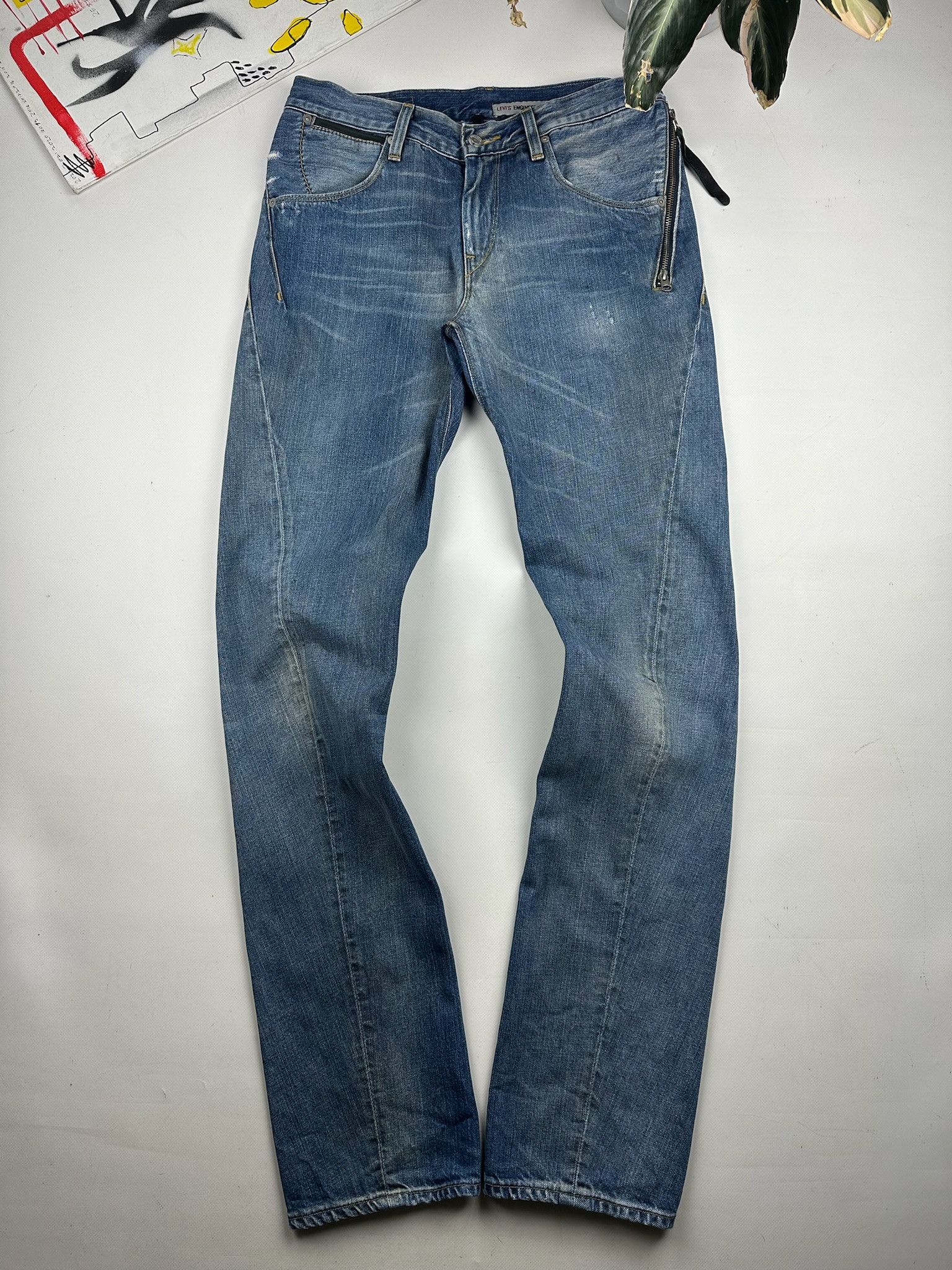 Levi's Levis Engineered Jeans side zip rare Size US 32 / EU 48 - 2 Thumbnail