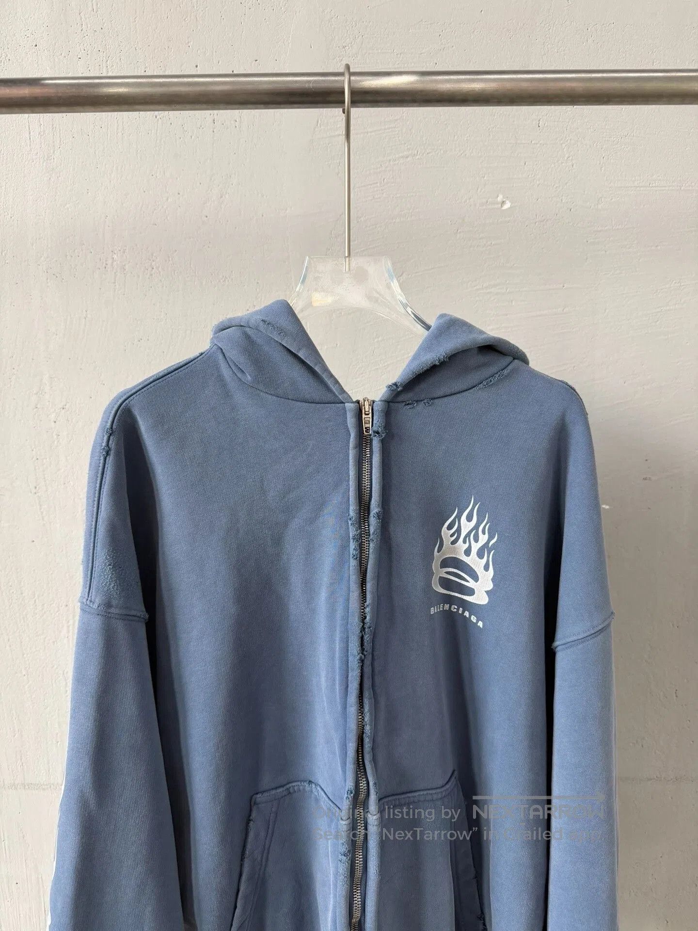 Balenciaga Balenciaga Flame Logo Zip. Size US M / EU 48-50 / 2 - 2 Thumbnail