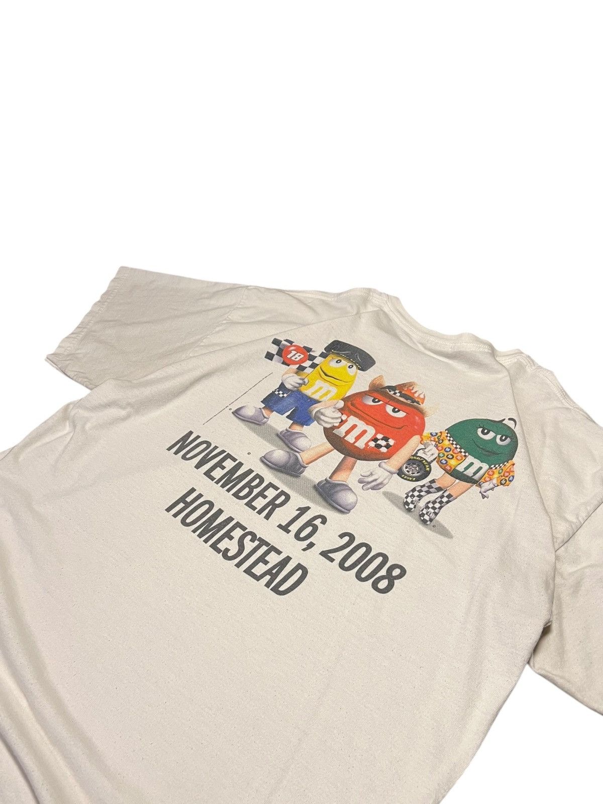 Vintage Vintage M&Ms Homestead NASCAR T-shirt Size US XL / EU 56 / 4 - 2 Thumbnail