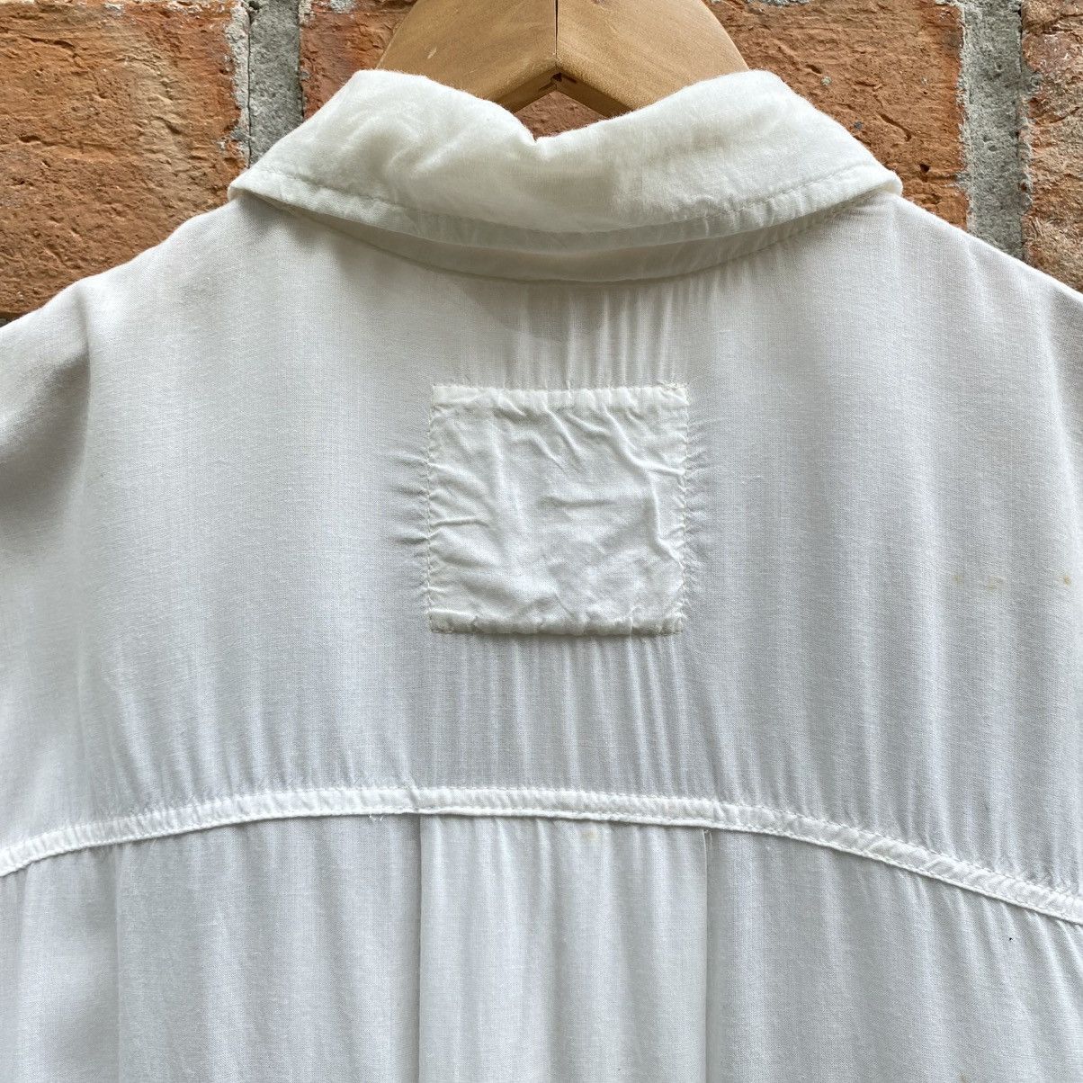 Japanese Brand G.O.A White Soft Long Sleeve Shirt Size US XL / EU 56 / 4 - 3 Thumbnail