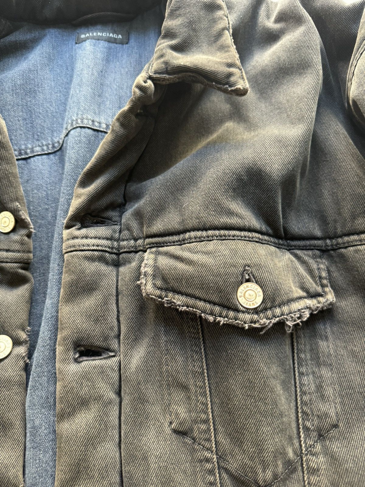 Balenciaga Grail Oversized Denim Puffer Size US S / EU 44-46 / 1 - 5 Thumbnail