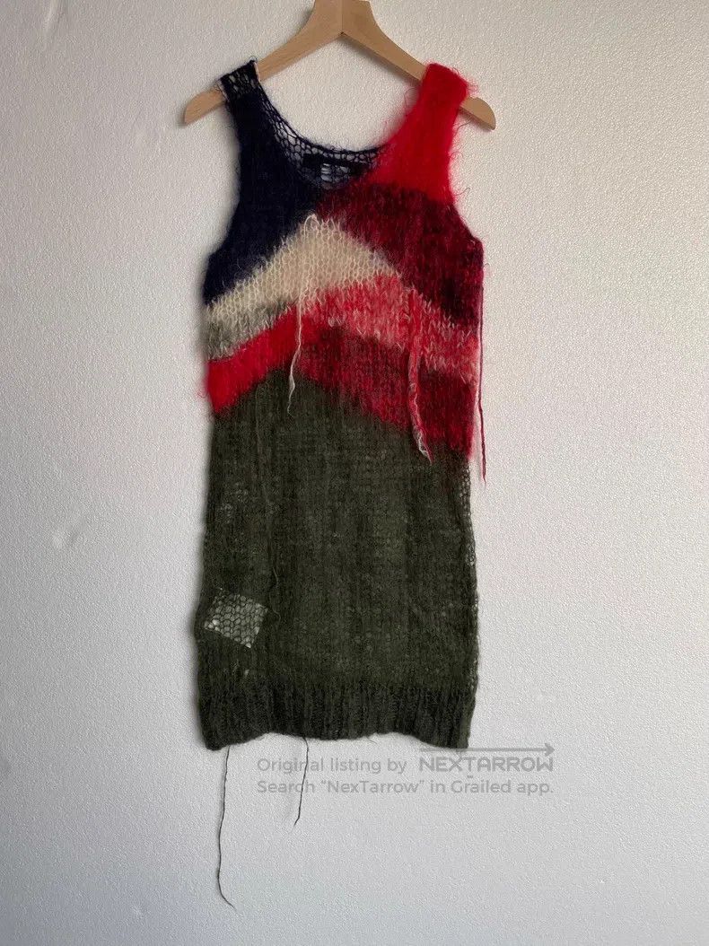 Junya Watanabe Junya Watanabe Ripped punk tattered knit sweater vest Size S / US 4 / IT 40 - 2 Thumbnail