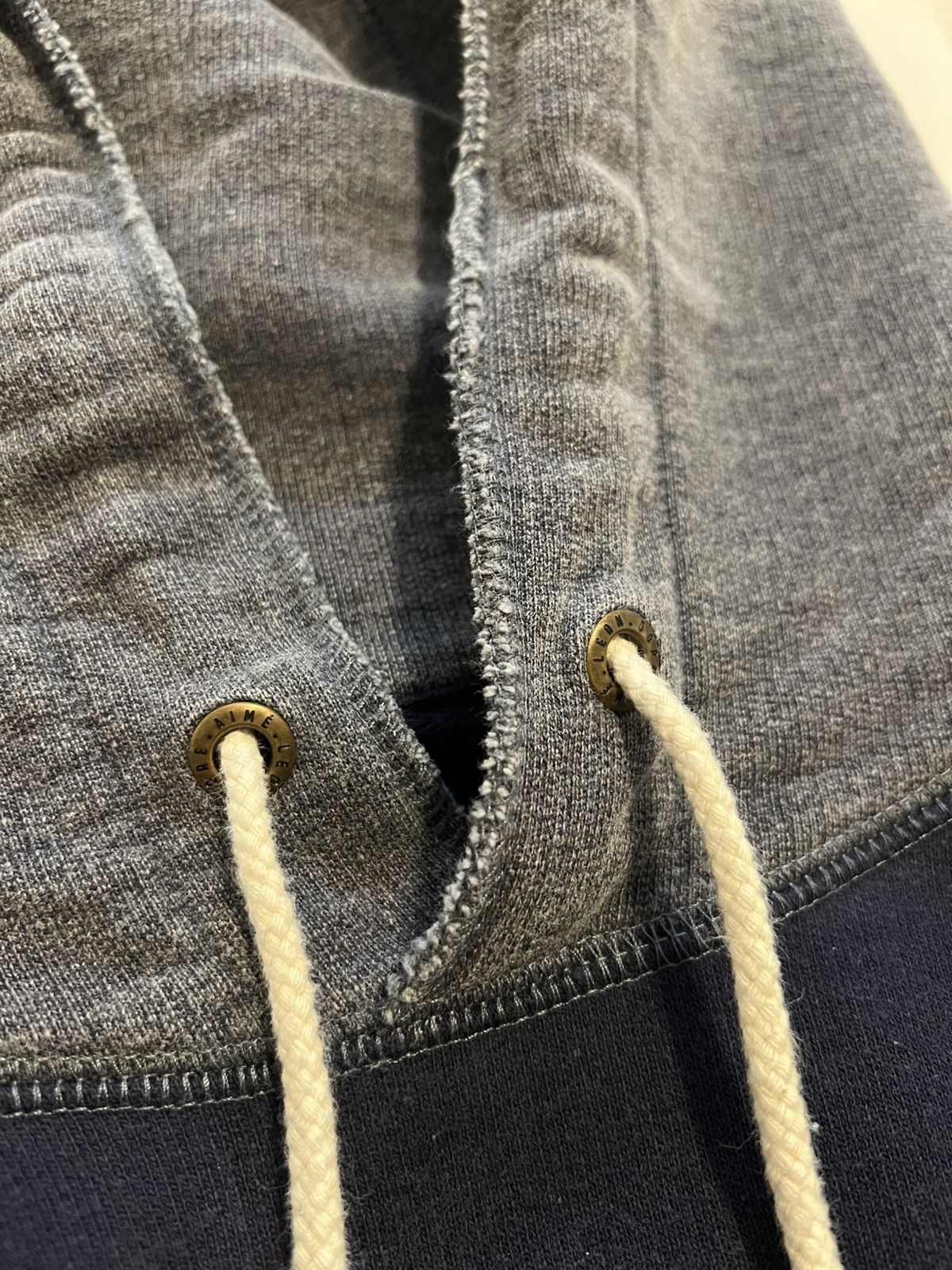 Aime Leon Dore ALD Two-tone Patch Pocket Indigo Hoodie Size US S / EU 44-46 / 1 - 13 Thumbnail