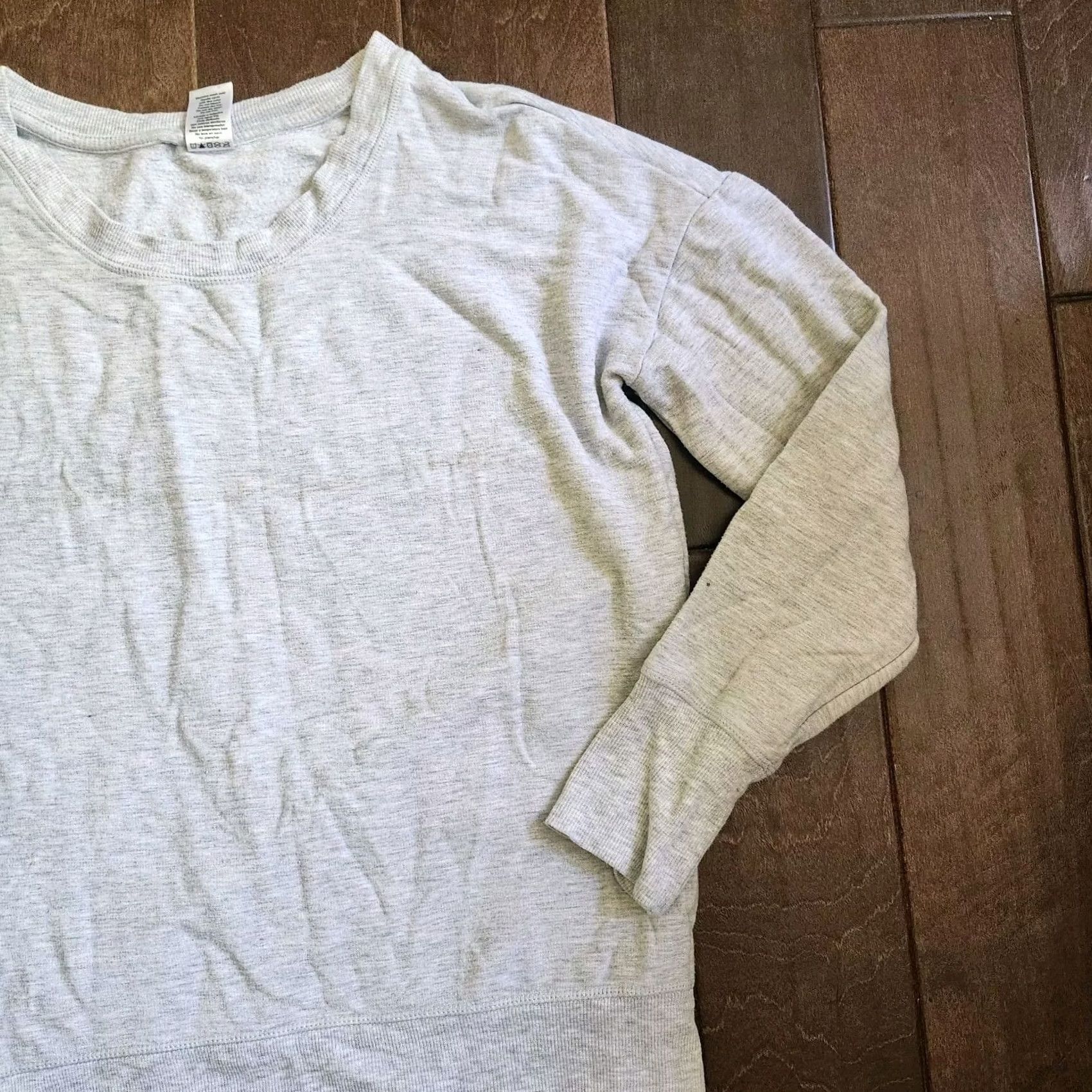 Alife Active Life Women's Junior Gray Heathered Pullover Sweatshirt M | Activewear | Pullover | Teens Mens Womens Size M / US 6-8 / IT 42-44 - 5 Thumbnail