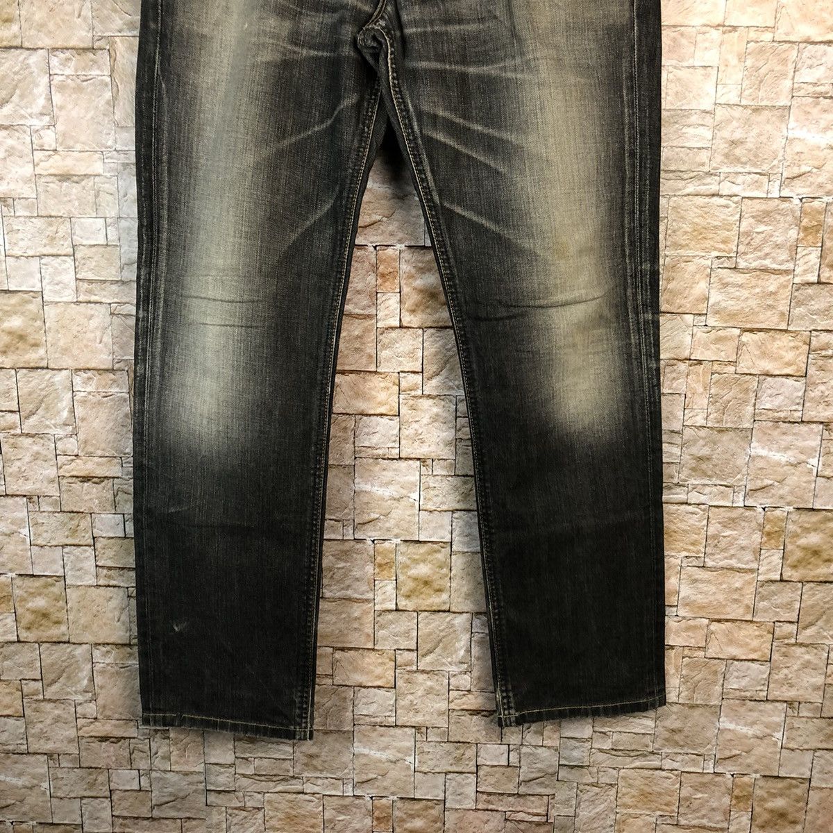 Japanese Brand Lee vintage faded Black Denim Pants #A1003 Size US 31 - 6 Thumbnail