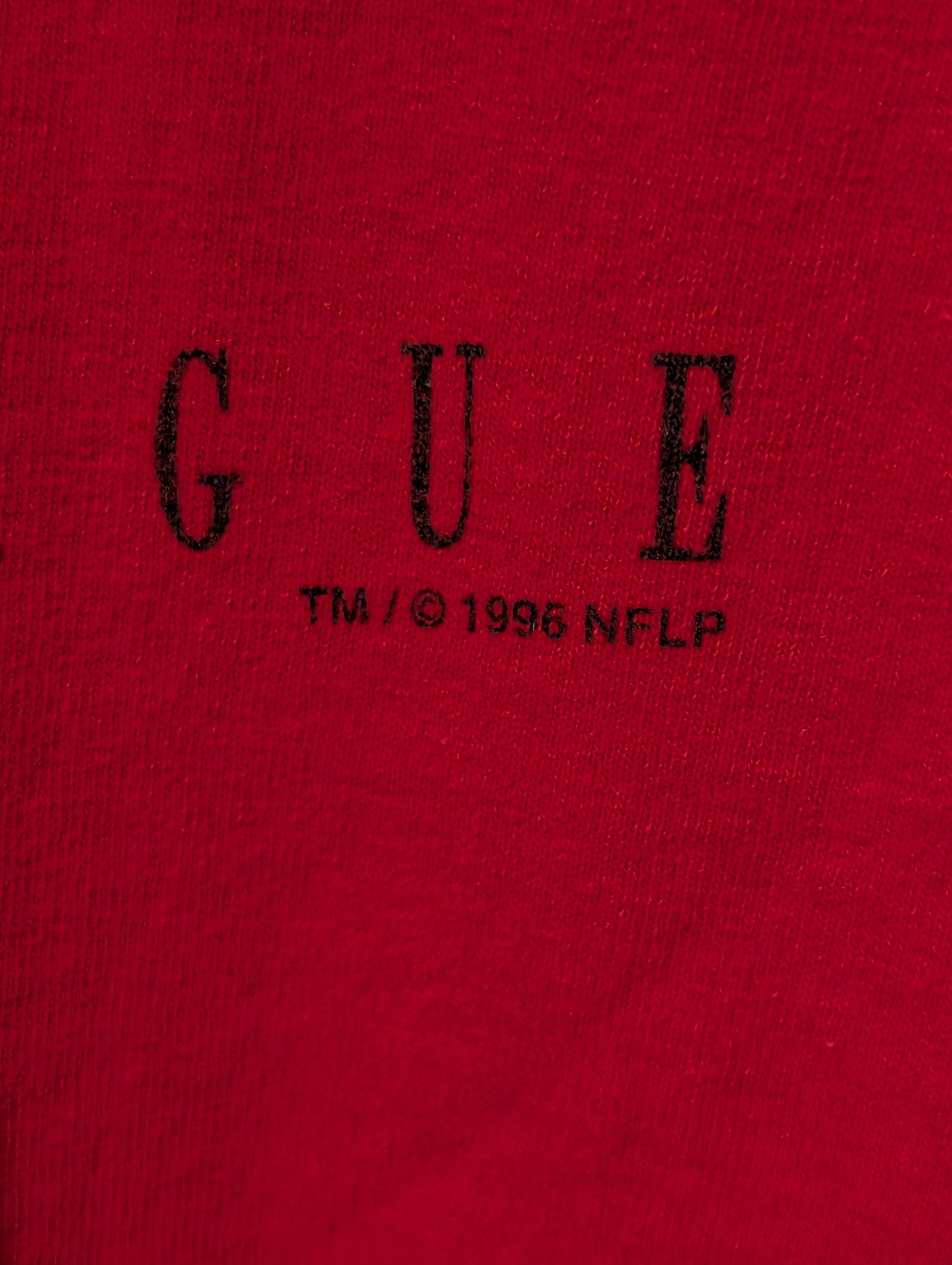 NFL Vtg Riddell 1996 Kansas City Chiefs Single Stitch T-shirt Size US L / EU 52-54 / 3 - 3 Thumbnail
