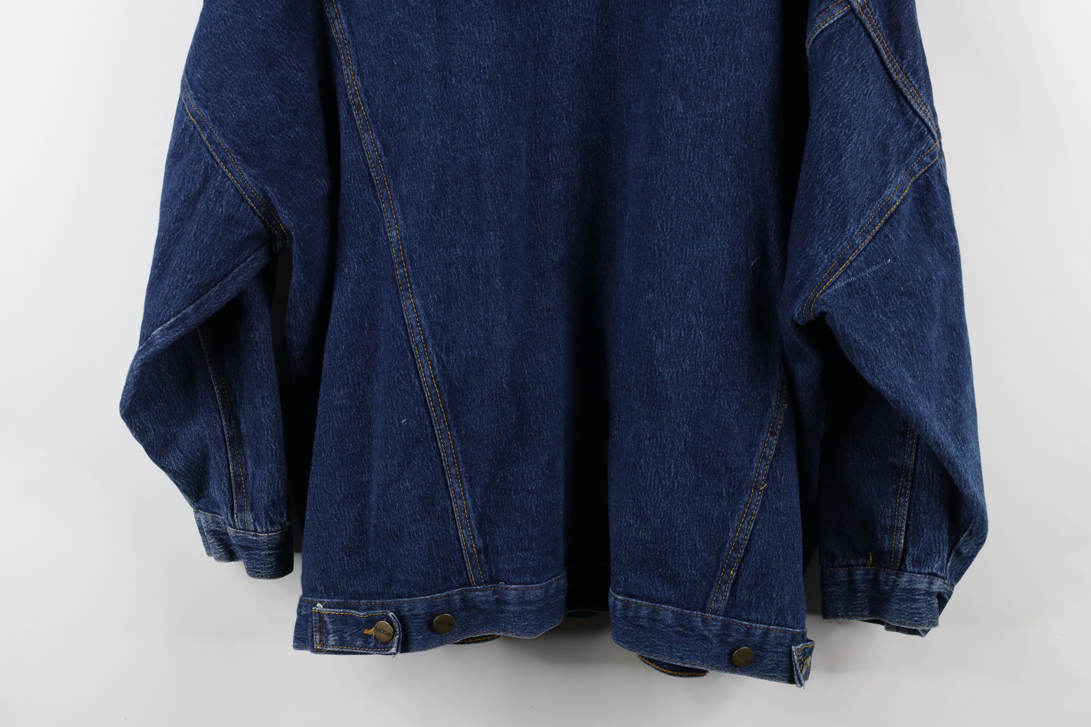 Vintage Vintage 90s Streetwear Baggy Fit Denim Jean Trucker Jacket Size L / US 10 / IT 46 - 14 Thumbnail