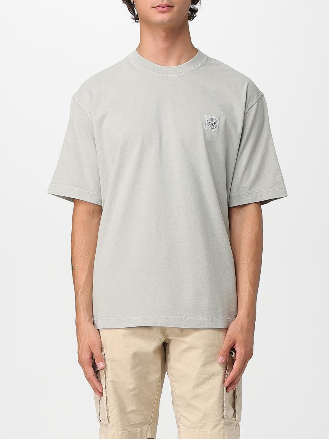 Stone Island T-Shirt Men Grey
