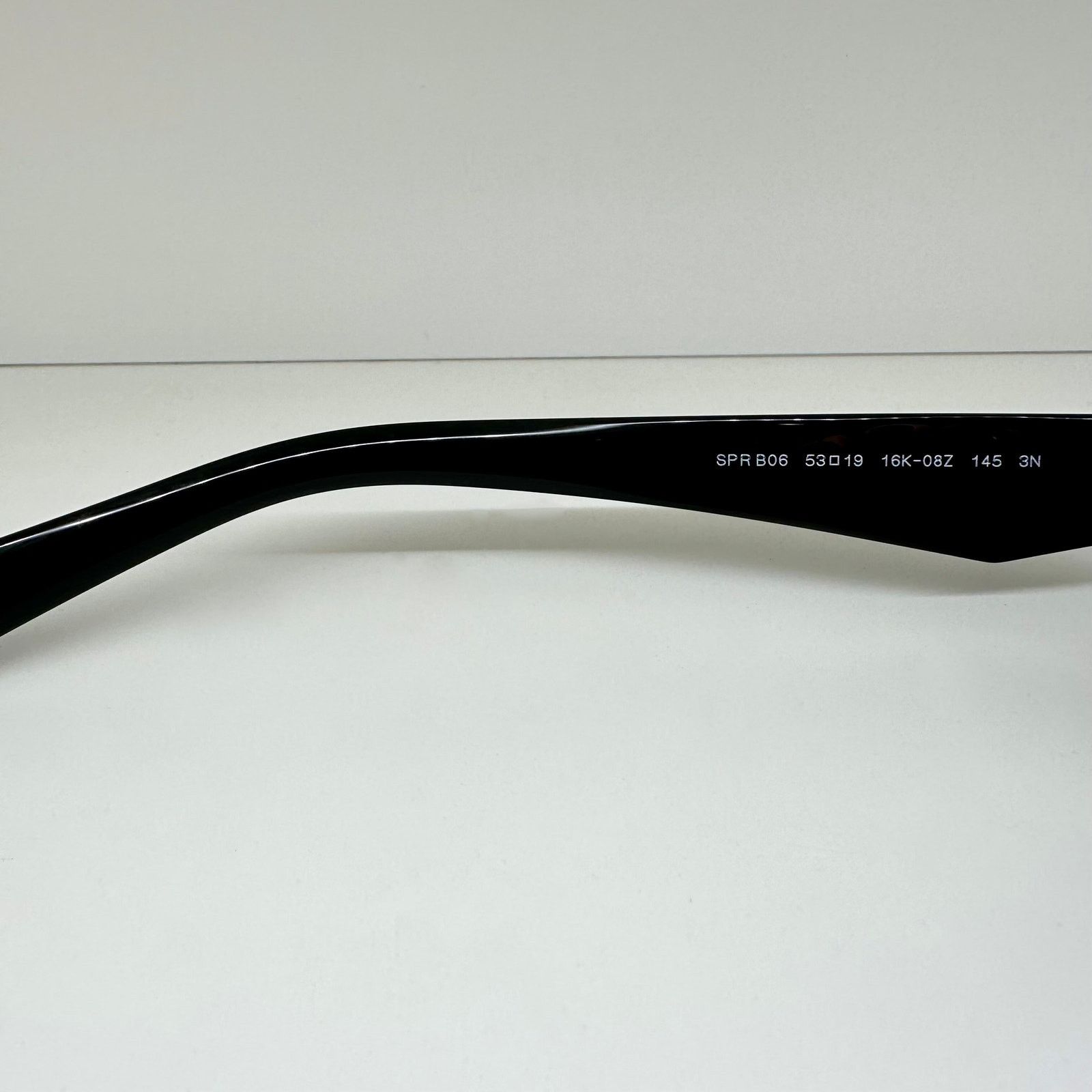 Prada New PRADA Sunglasses Black Symbole Logo Rectangle Gray Lens Size ONE SIZE - 6 Thumbnail