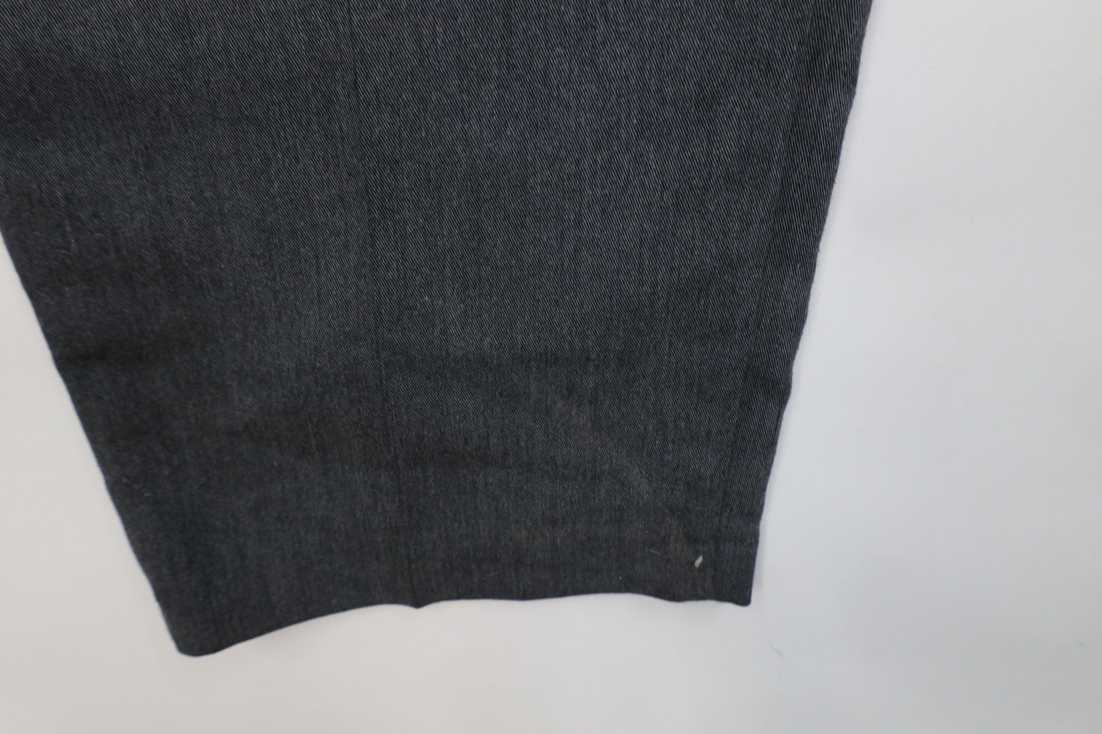 Vintage Vintage 90s Rayon Gabardine Blend Wide Leg Chino Pants Gray Size US 36 / EU 52 - 6 Thumbnail