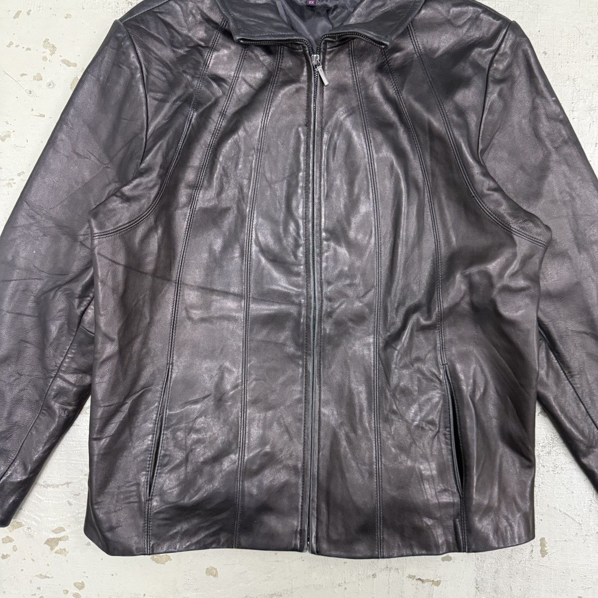 Leather M Julian Unique Genuine Leather Jacket Size US L / EU 52-54 / 3 - 3 Thumbnail