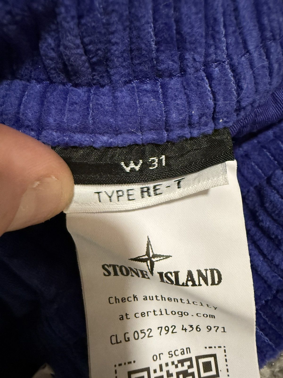 Stone Island Corduroy cargo pants Size US 31 - 12 Thumbnail